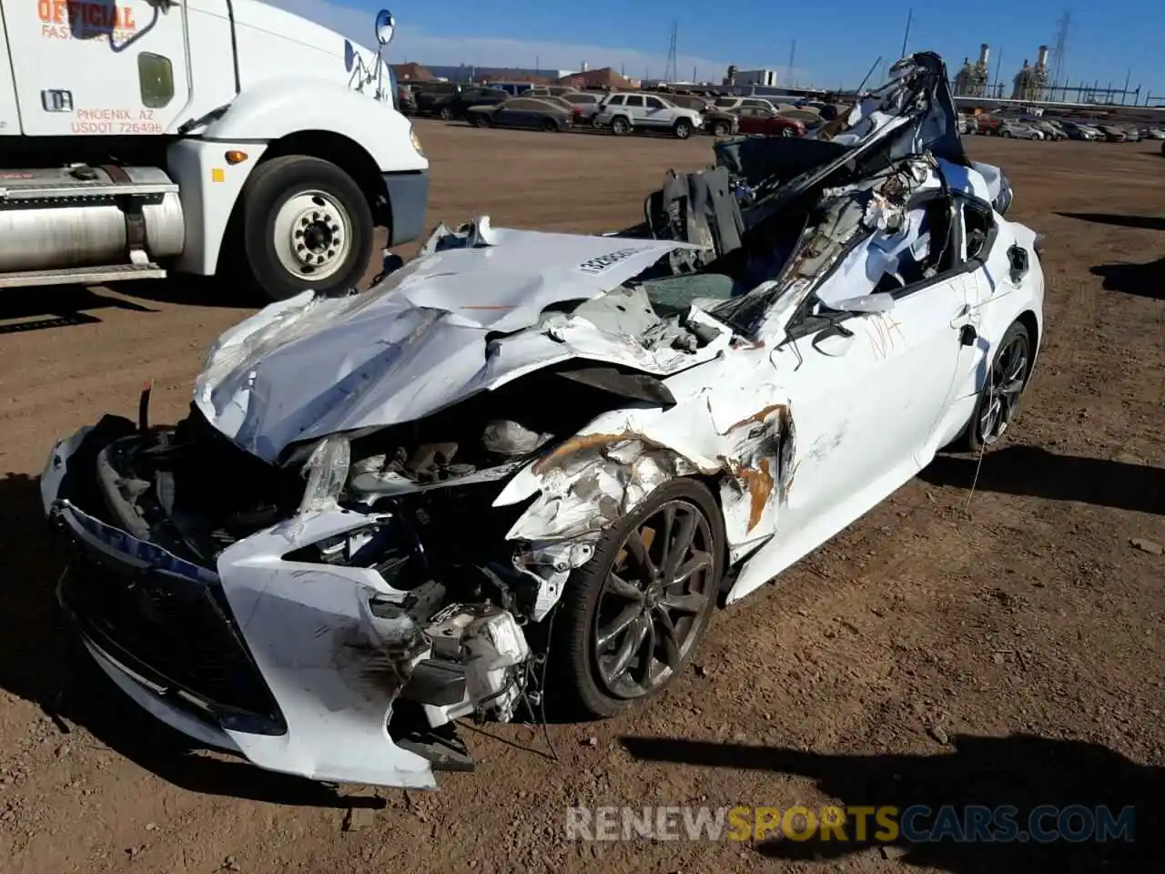 2 Photograph of a damaged car JTHGZ5DC1M5010663 LEXUS RC350 2021