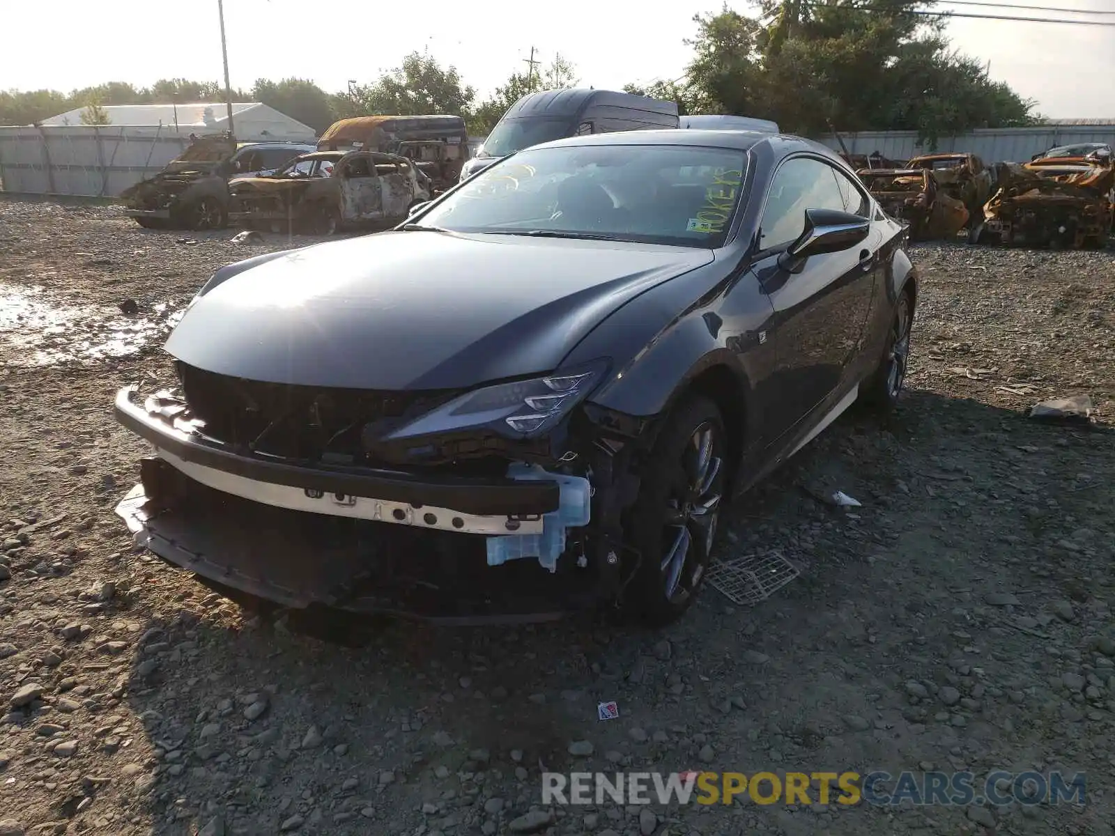 2 Photograph of a damaged car JTHGZ5DC5M5010830 LEXUS RC350 2021