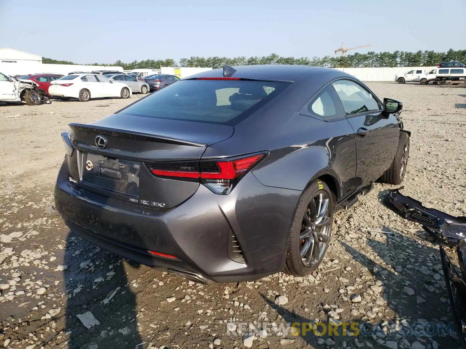 4 Фотография поврежденного автомобиля JTHGZ5DC5M5010830 LEXUS RC350 2021