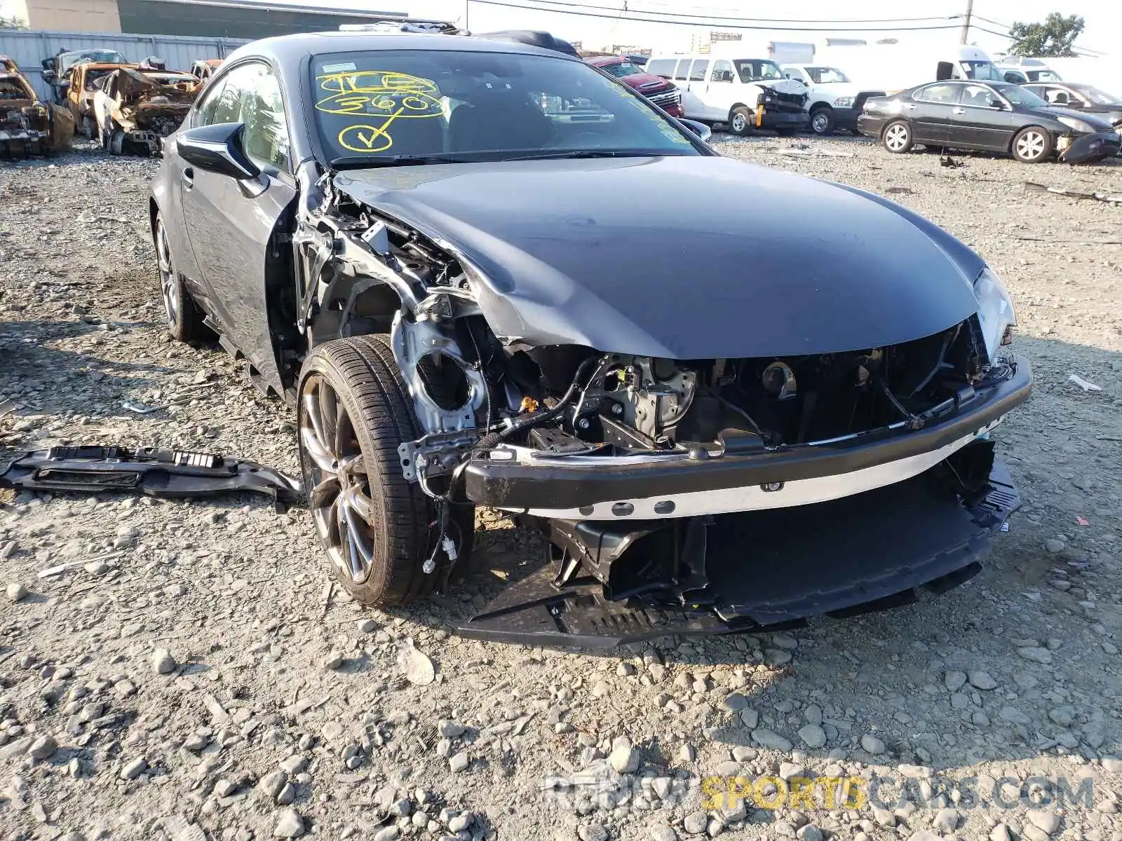 9 Photograph of a damaged car JTHGZ5DC5M5010830 LEXUS RC350 2021