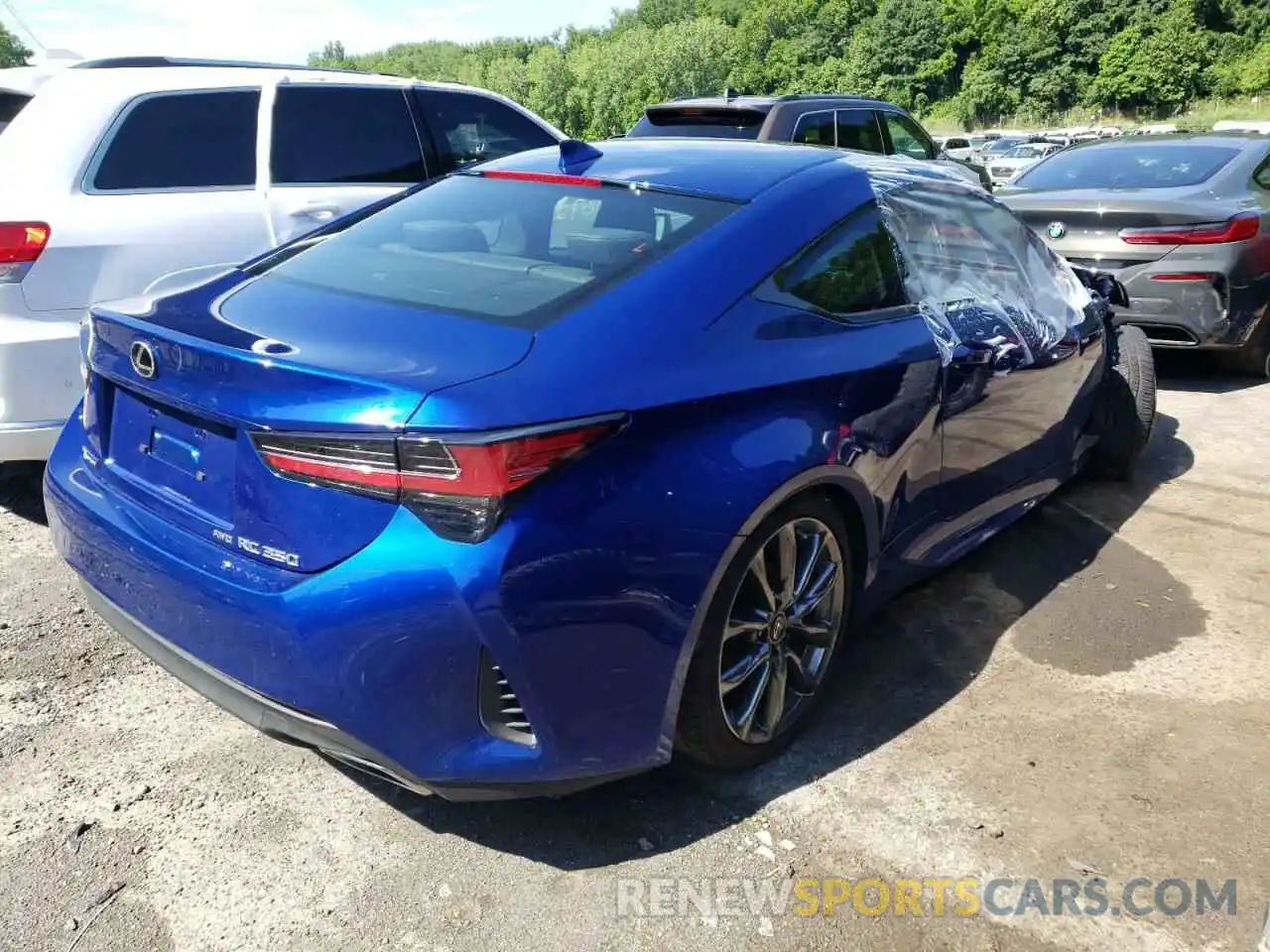 4 Фотография поврежденного автомобиля JTHGZ5DC8M5010787 LEXUS RC350 2021