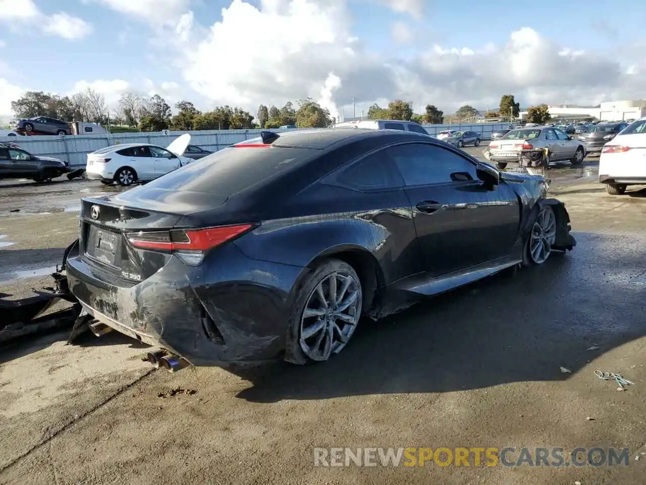 3 Photograph of a damaged car JTHGZ5BCXN5025053 LEXUS RC350 2022