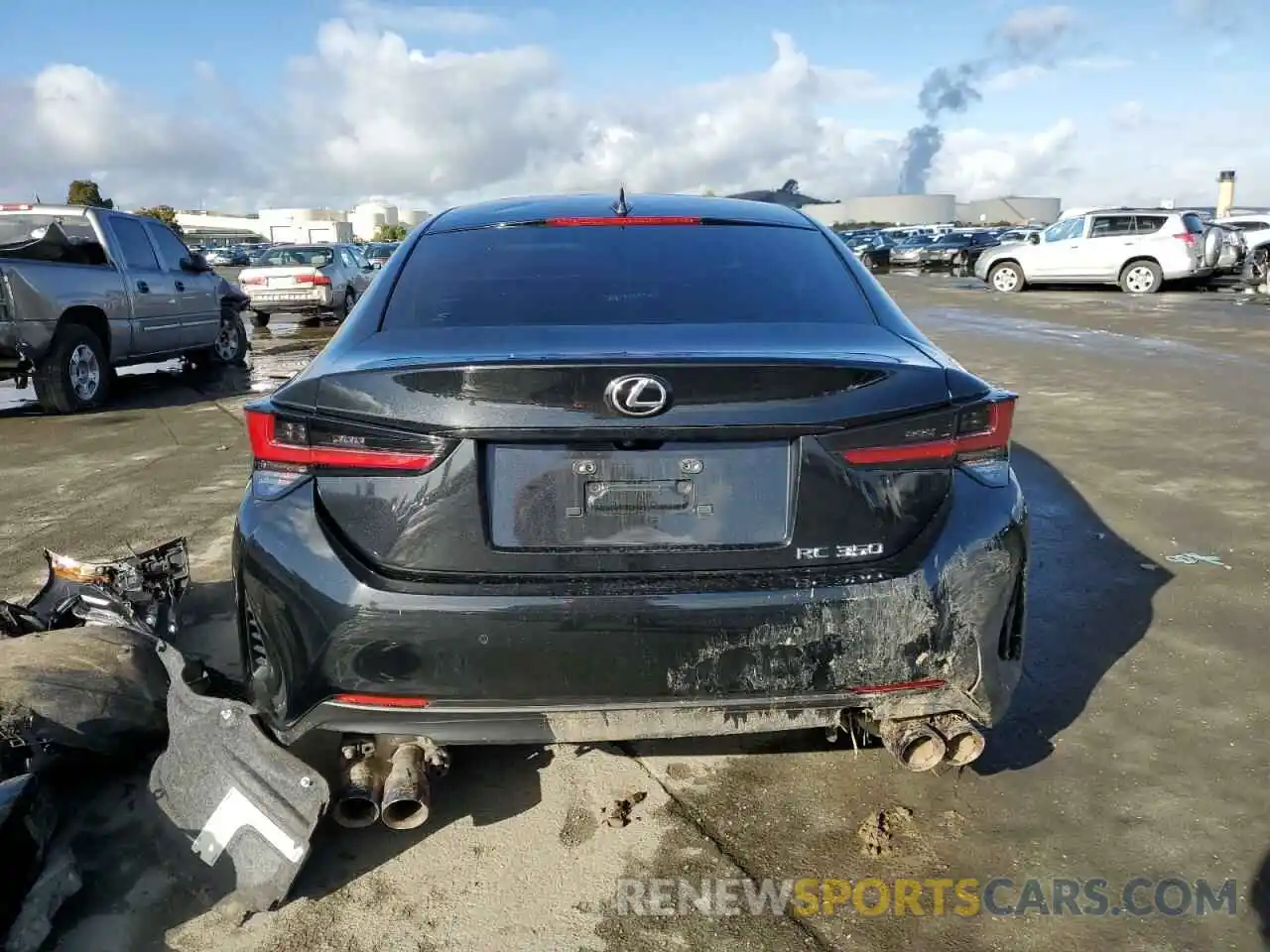 6 Photograph of a damaged car JTHGZ5BCXN5025053 LEXUS RC350 2022