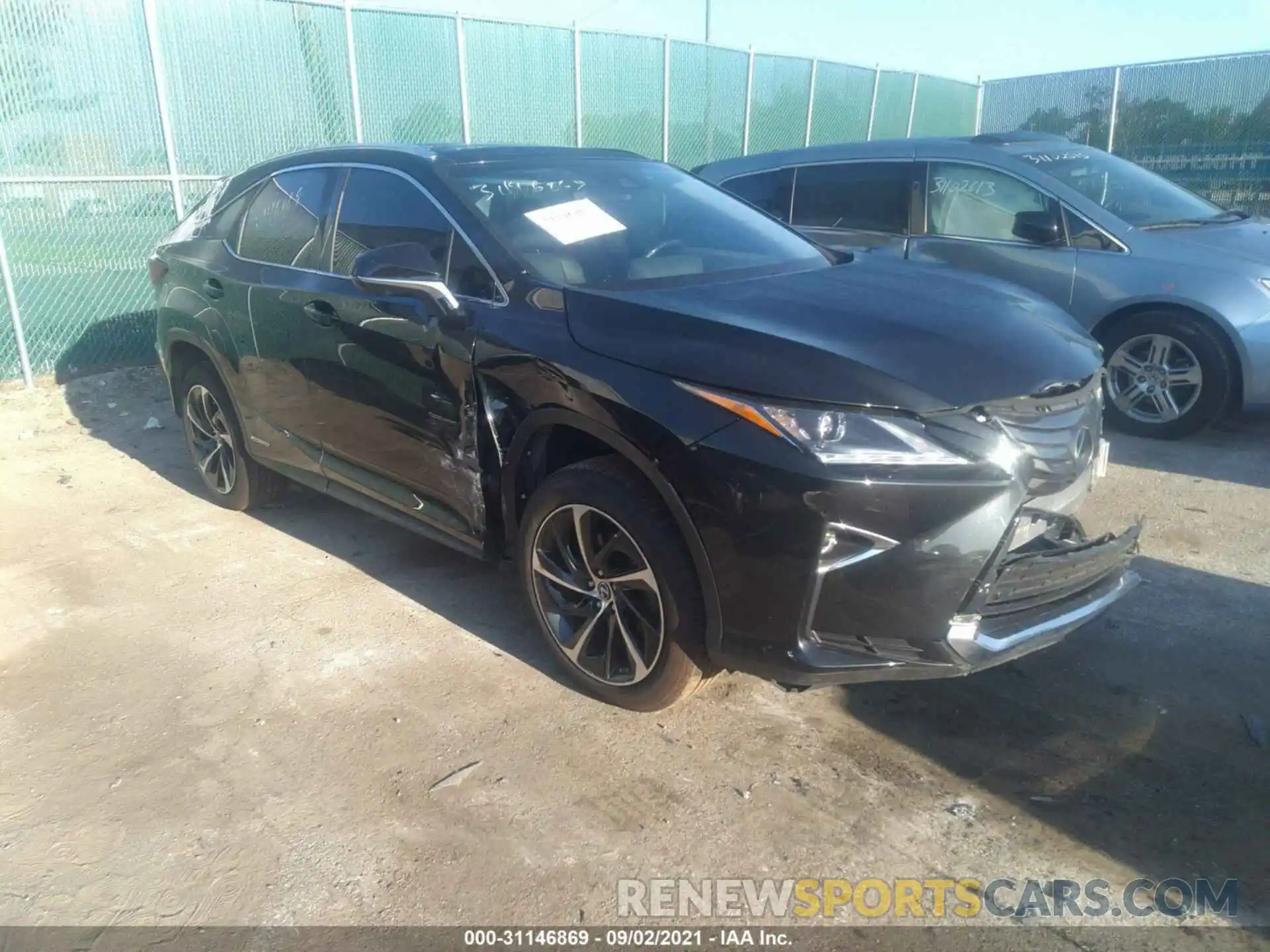 1 Photograph of a damaged car 2T2BGMCA0KC032600 LEXUS RX 2019