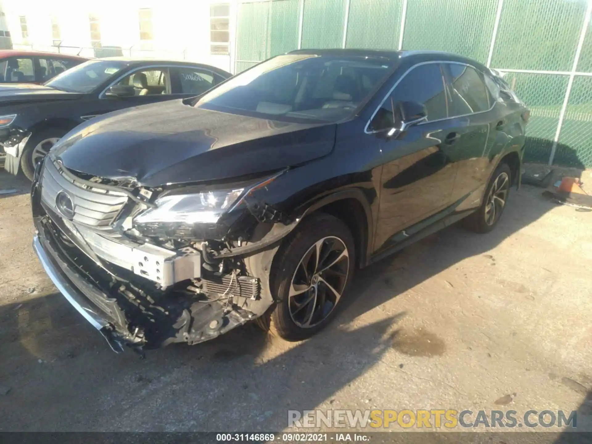 2 Фотография поврежденного автомобиля 2T2BGMCA0KC032600 LEXUS RX 2019