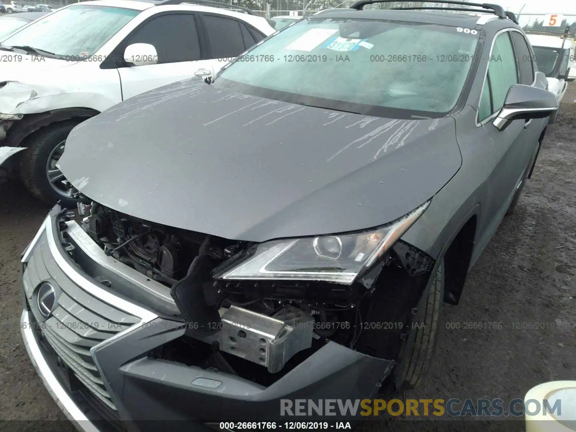 2 Photograph of a damaged car 2T2BGMCA0KC035142 LEXUS RX 2019