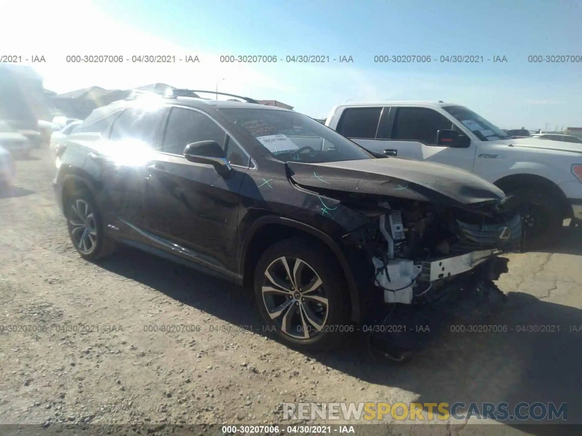 1 Photograph of a damaged car 2T2BGMCA0KC035156 LEXUS RX 2019