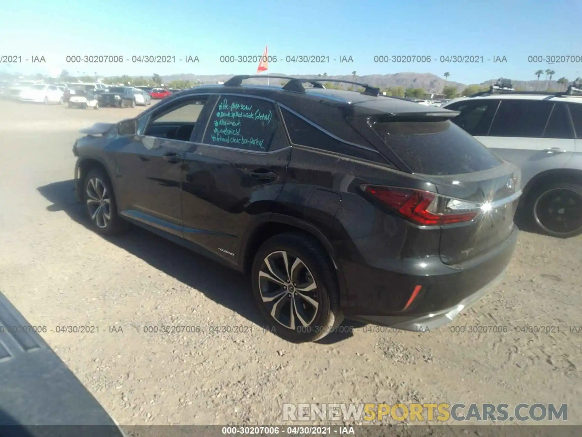 3 Photograph of a damaged car 2T2BGMCA0KC035156 LEXUS RX 2019