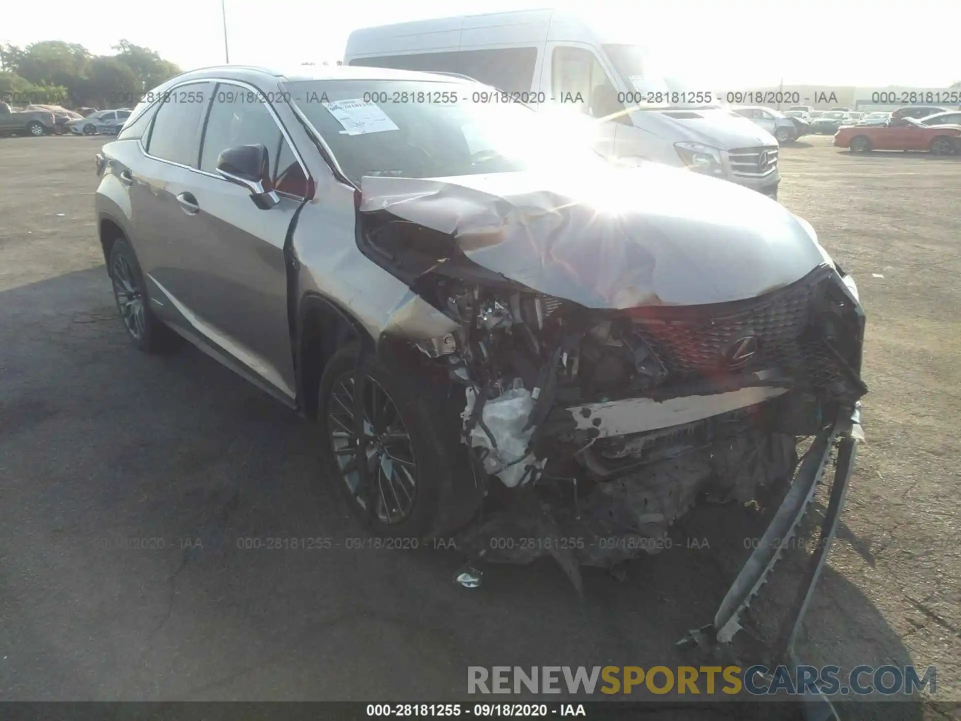 1 Photograph of a damaged car 2T2BGMCA0KC035240 LEXUS RX 2019