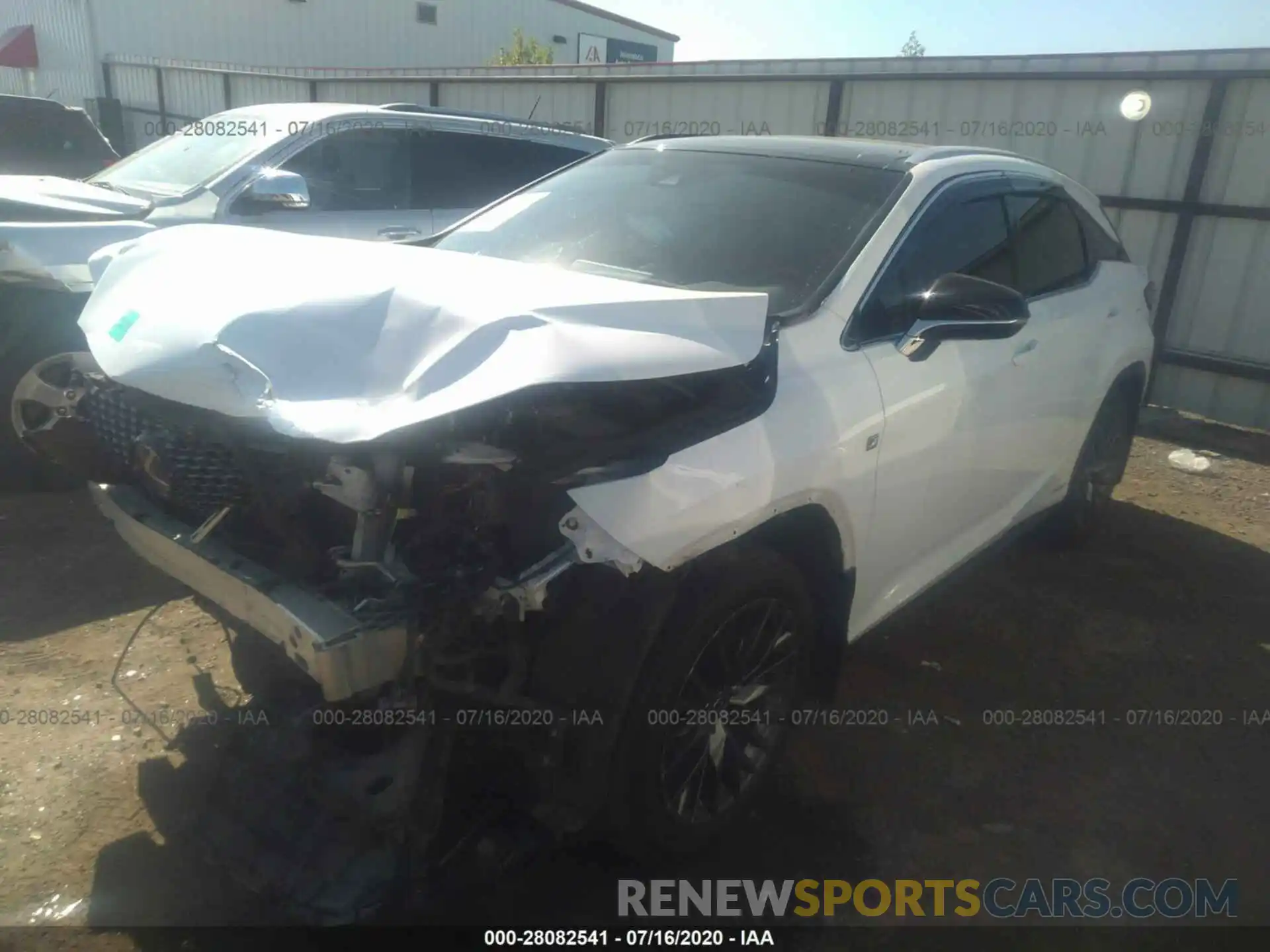 2 Photograph of a damaged car 2T2BGMCA0KC037666 LEXUS RX 2019