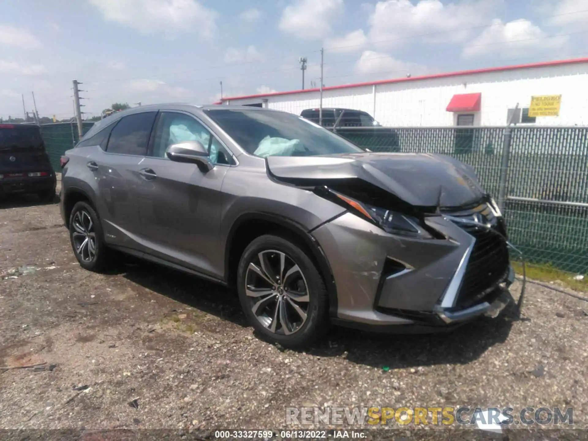 1 Photograph of a damaged car 2T2BGMCA1KC035179 LEXUS RX 2019