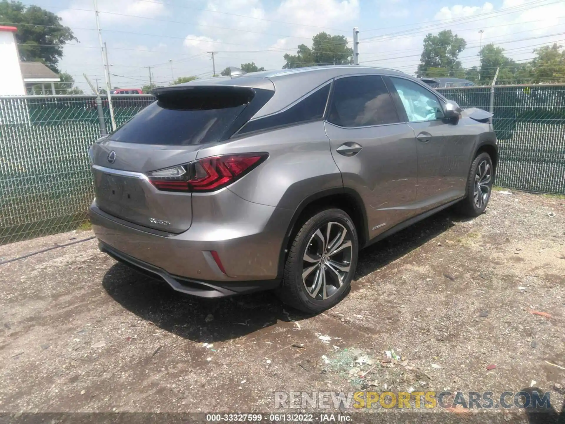 4 Фотография поврежденного автомобиля 2T2BGMCA1KC035179 LEXUS RX 2019