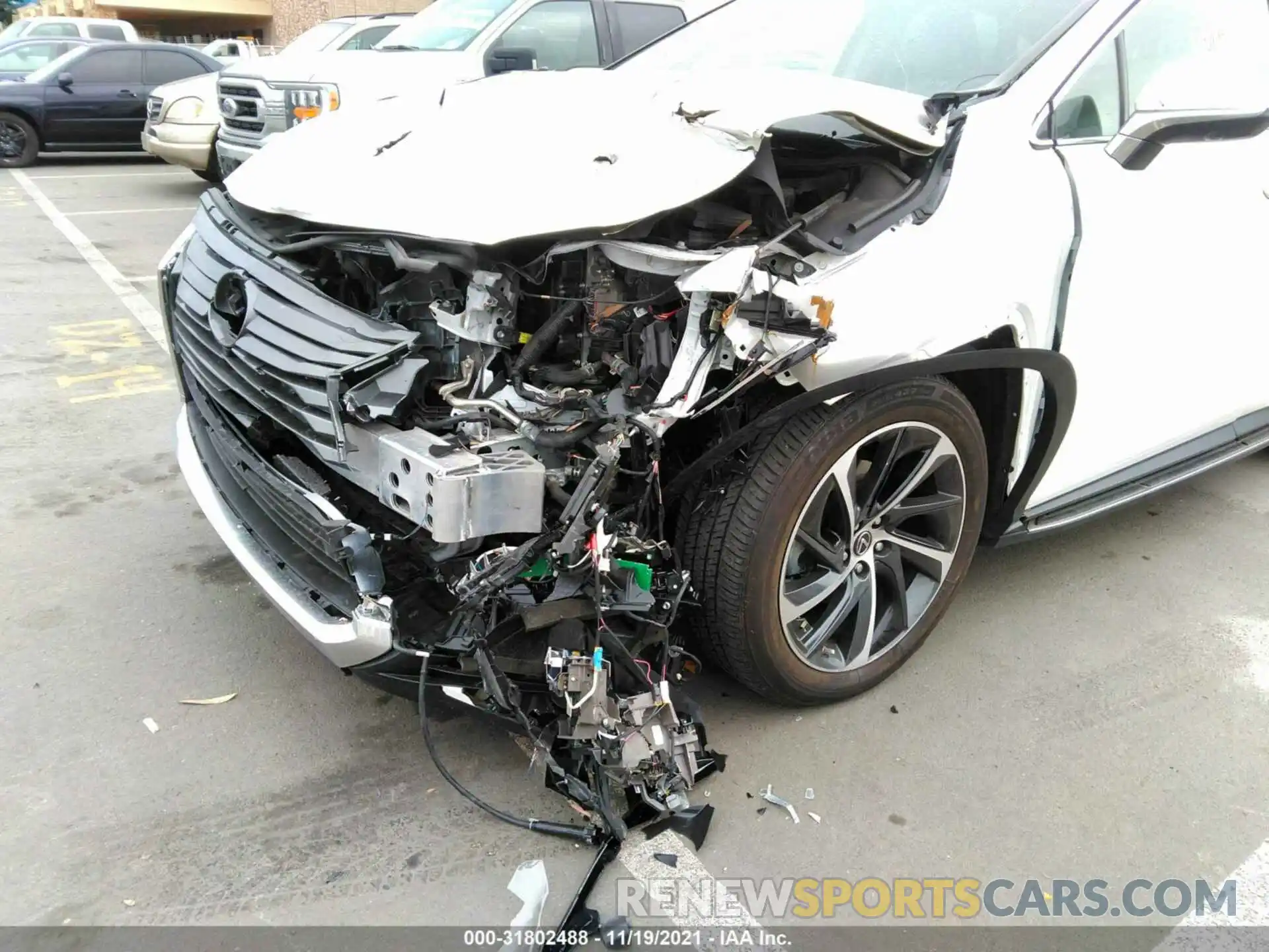 6 Photograph of a damaged car 2T2BGMCA1KC036042 LEXUS RX 2019