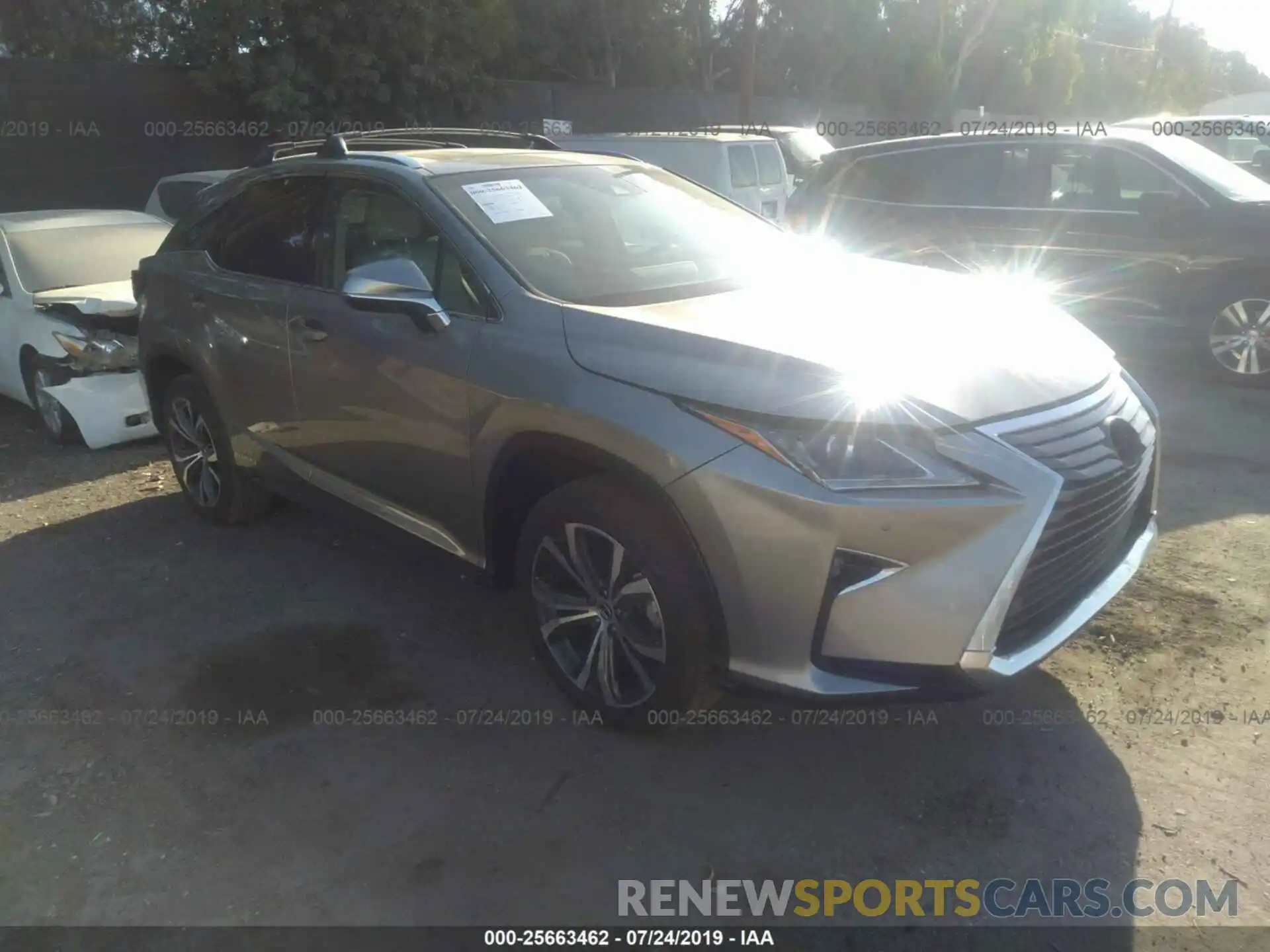 1 Photograph of a damaged car 2T2BGMCA1KC037224 LEXUS RX 2019