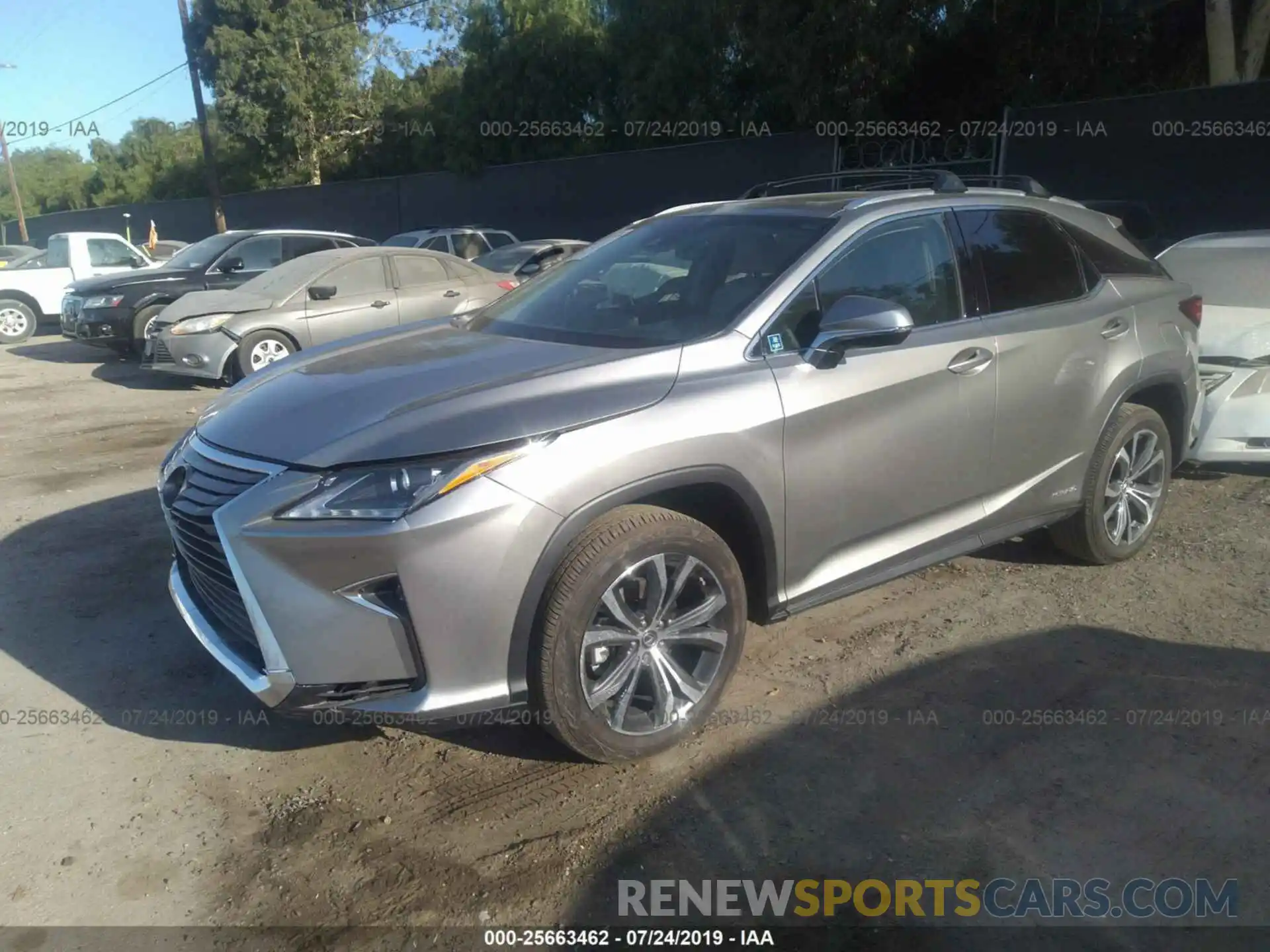 2 Photograph of a damaged car 2T2BGMCA1KC037224 LEXUS RX 2019