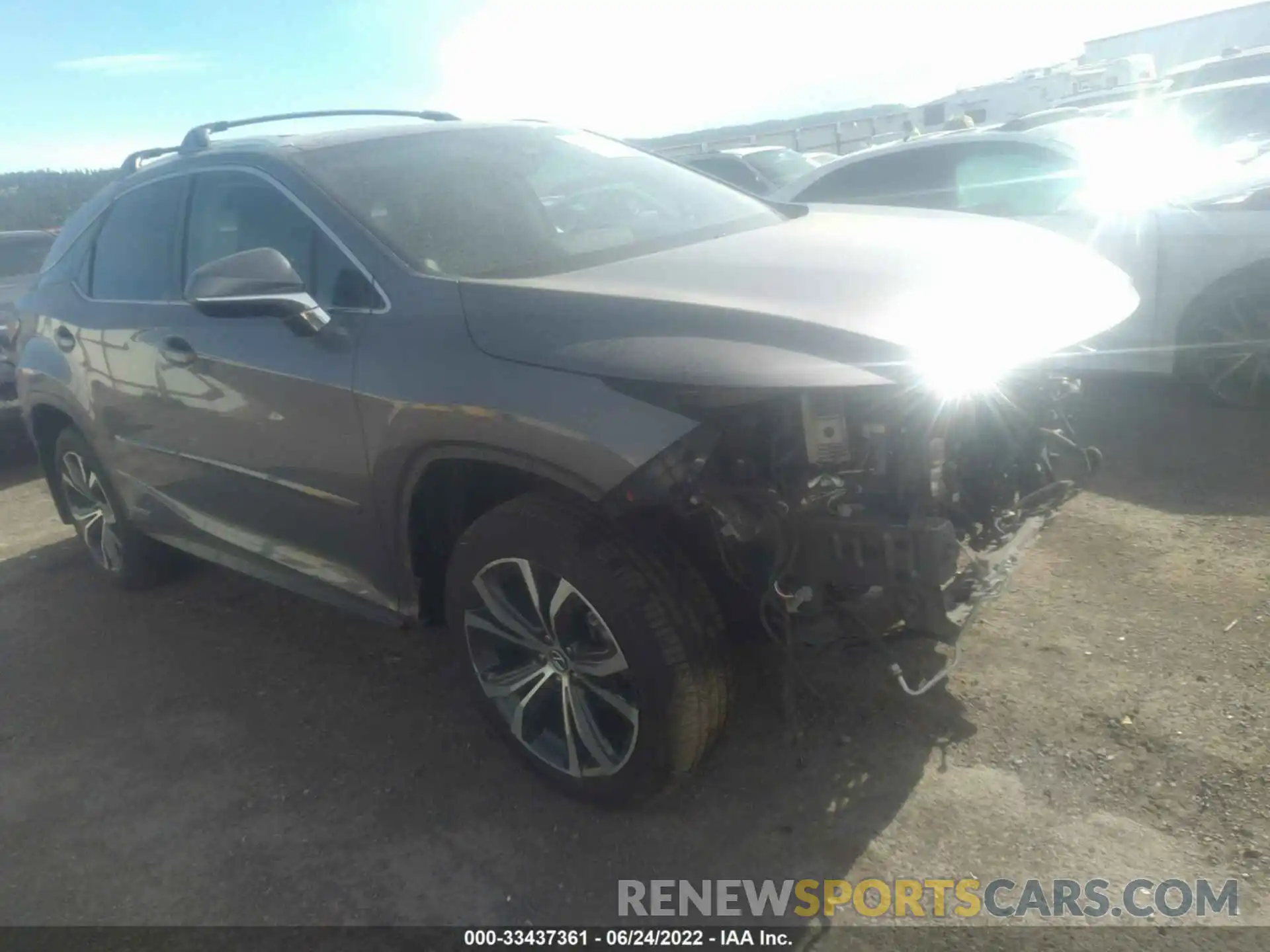 1 Photograph of a damaged car 2T2BGMCA1KC041631 LEXUS RX 2019