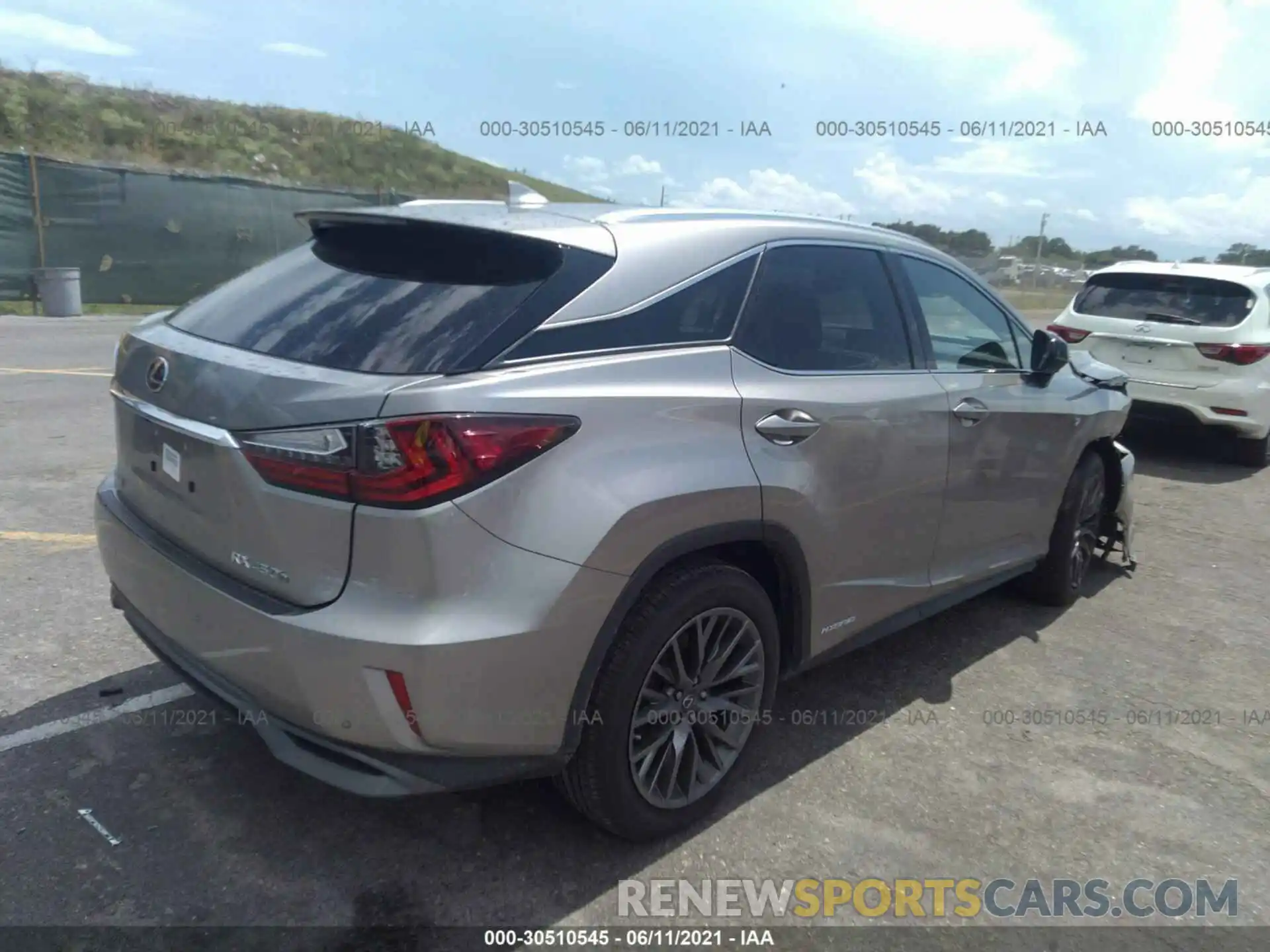 4 Photograph of a damaged car 2T2BGMCA1KC041970 LEXUS RX 2019