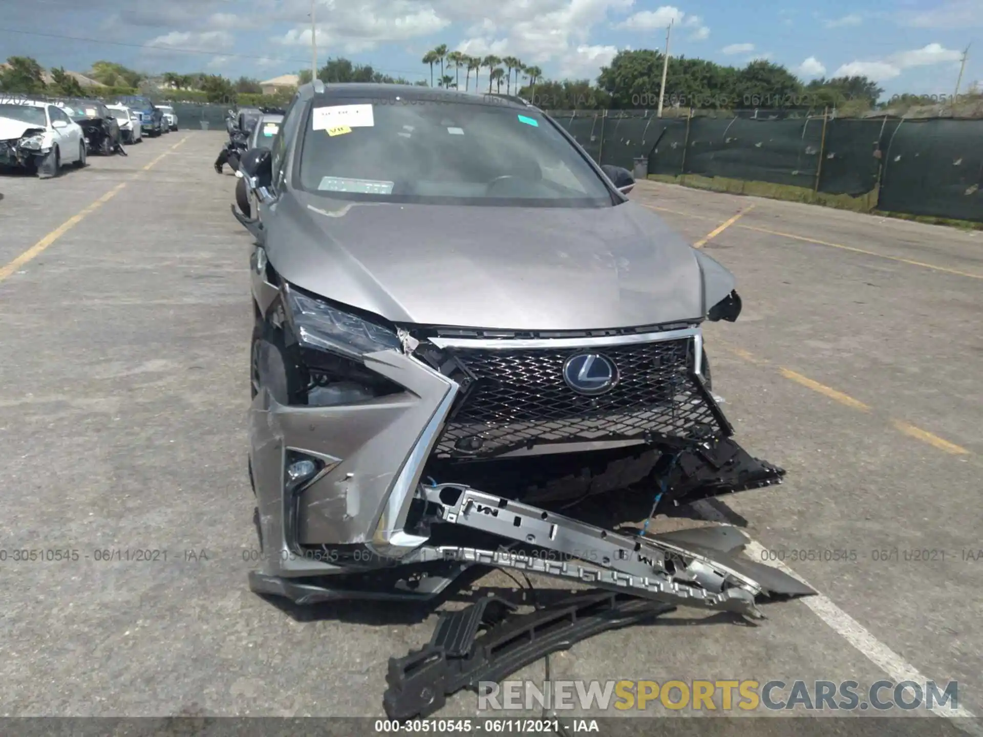 6 Photograph of a damaged car 2T2BGMCA1KC041970 LEXUS RX 2019