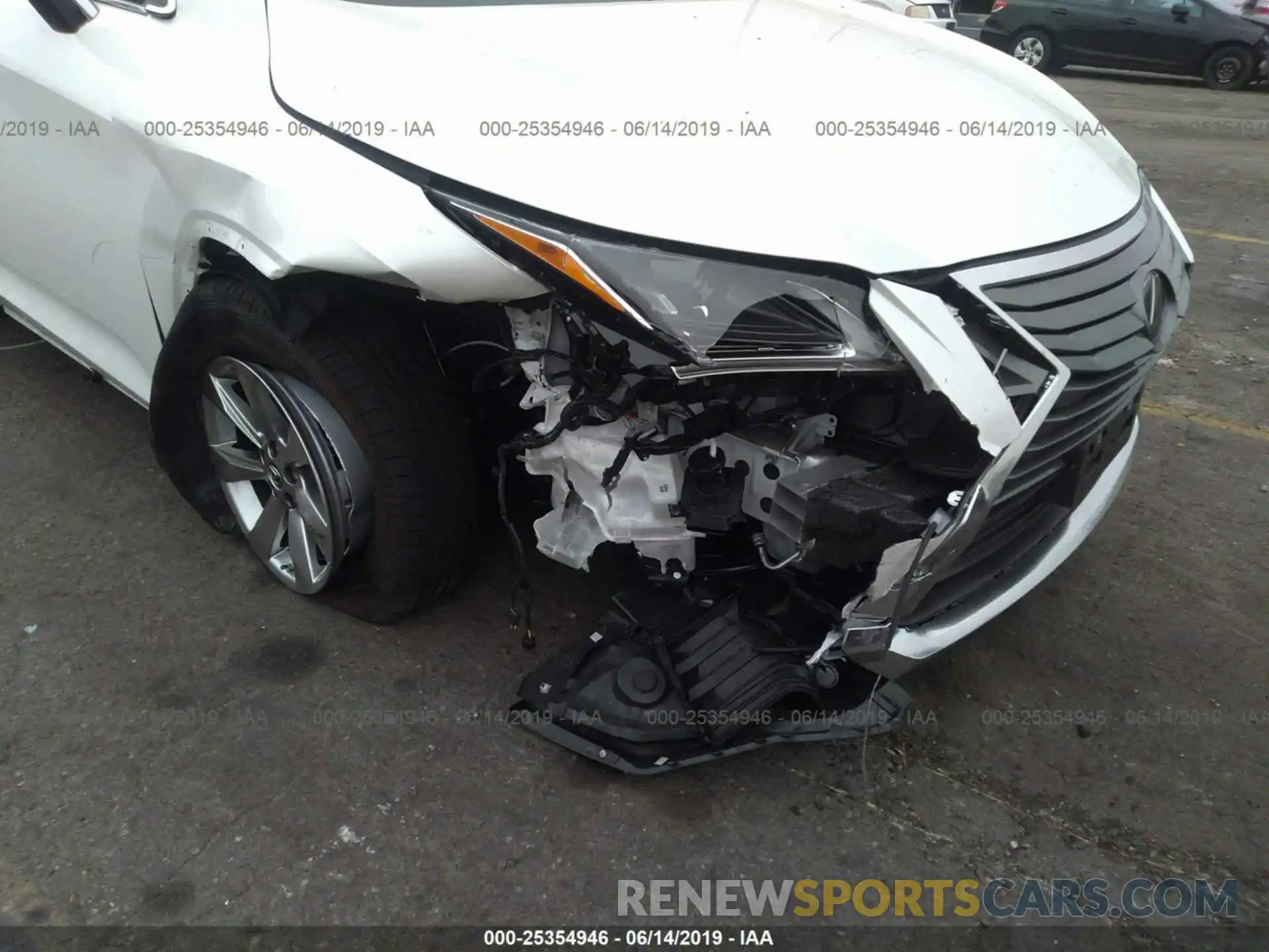 6 Photograph of a damaged car 2T2BGMCA2KC033425 LEXUS RX 2019