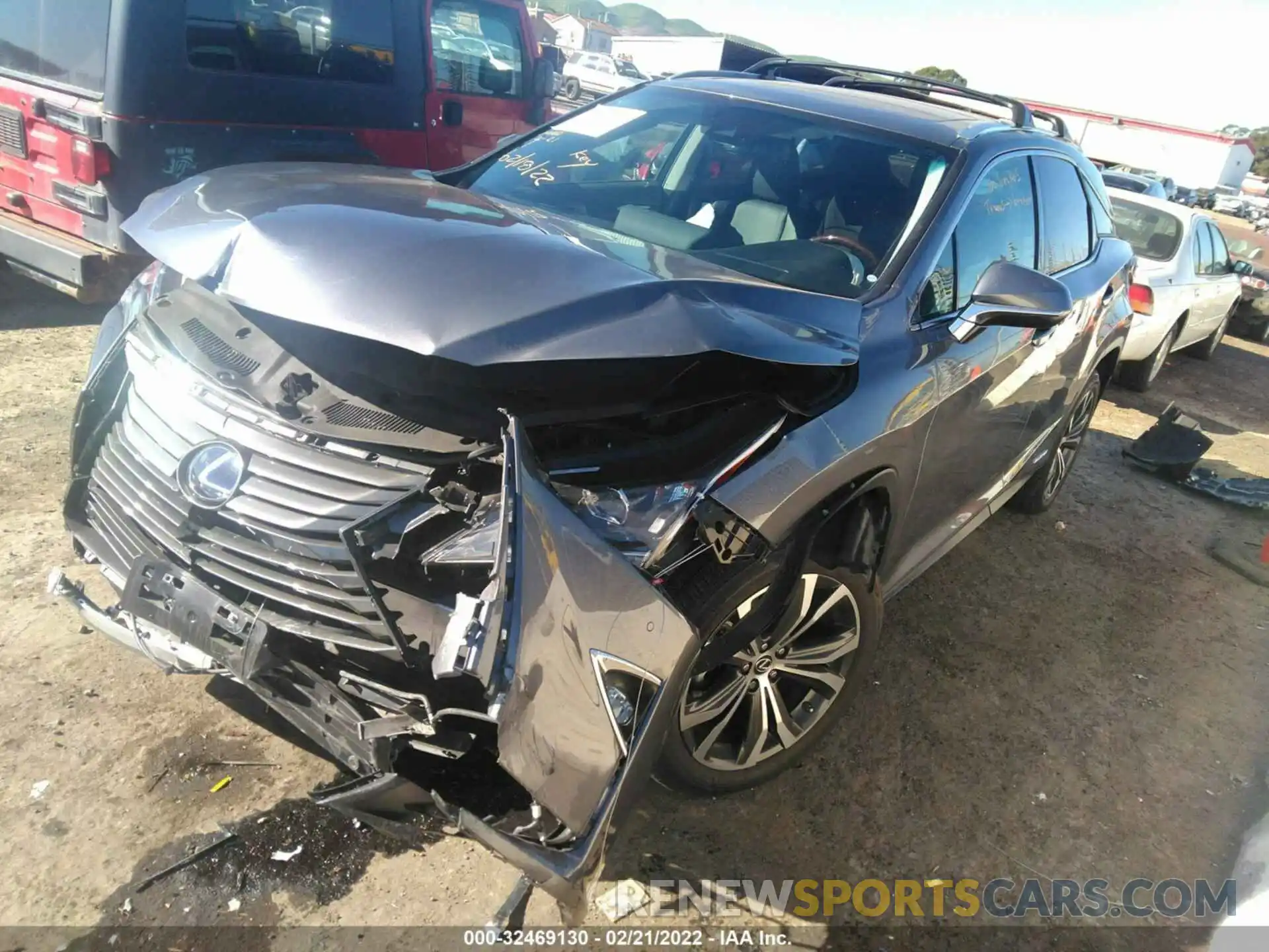 2 Photograph of a damaged car 2T2BGMCA2KC039144 LEXUS RX 2019