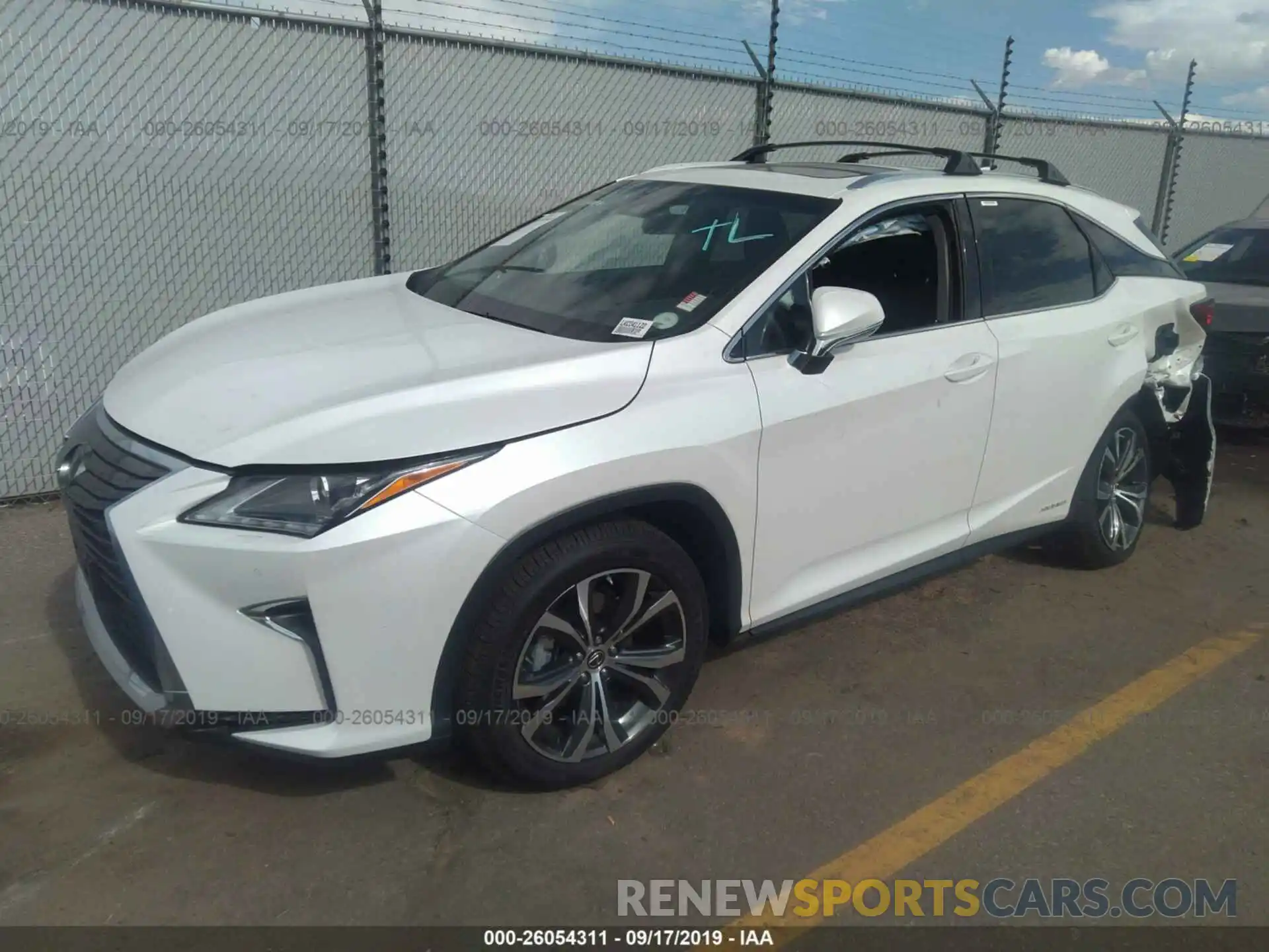 2 Photograph of a damaged car 2T2BGMCA2KC041122 LEXUS RX 2019