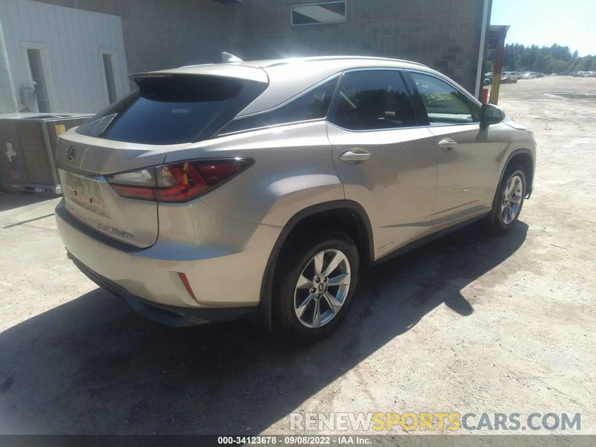 4 Photograph of a damaged car 2T2BGMCA3KC034390 LEXUS RX 2019