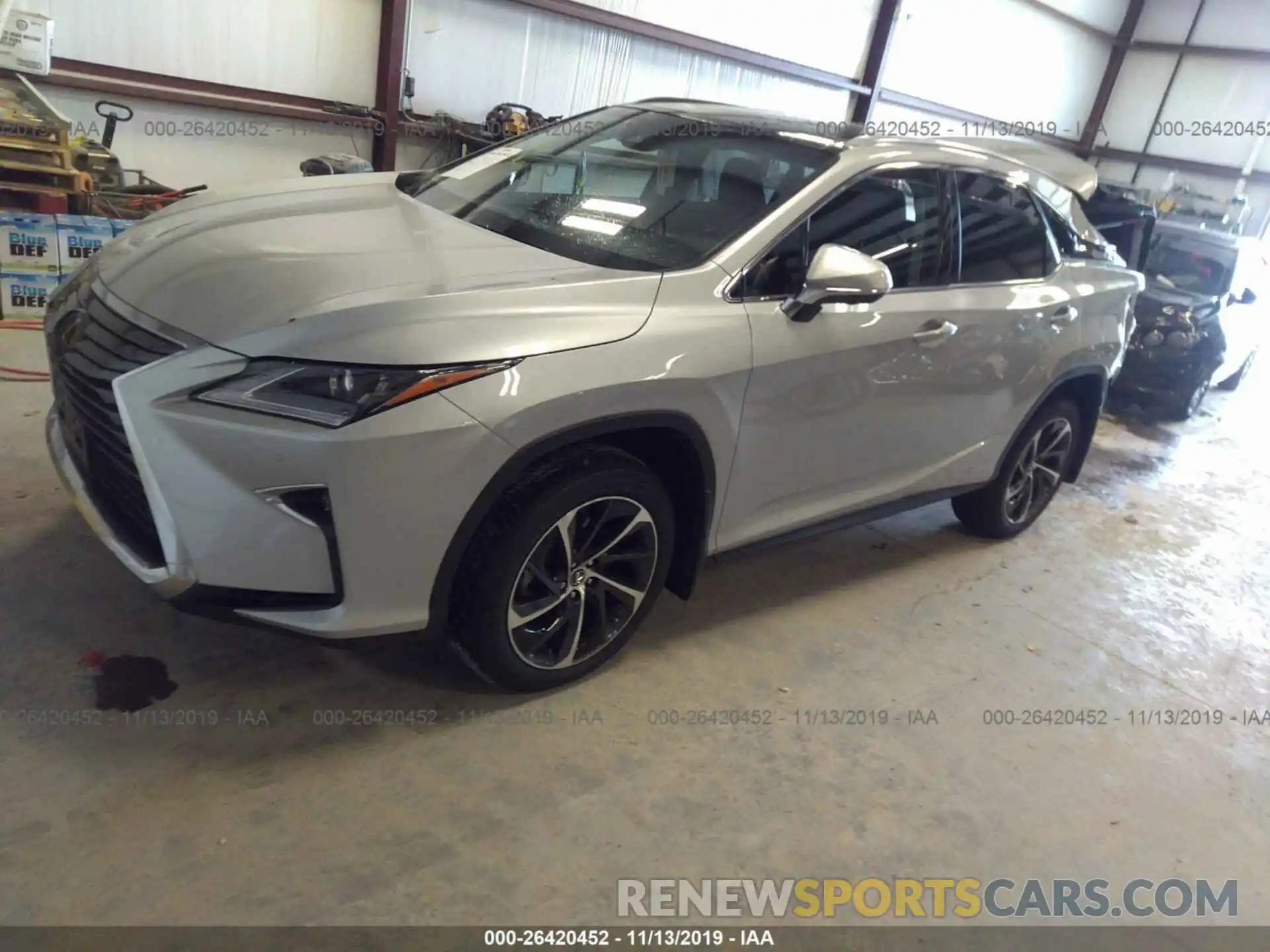 2 Photograph of a damaged car 2T2BGMCA3KC041081 LEXUS RX 2019