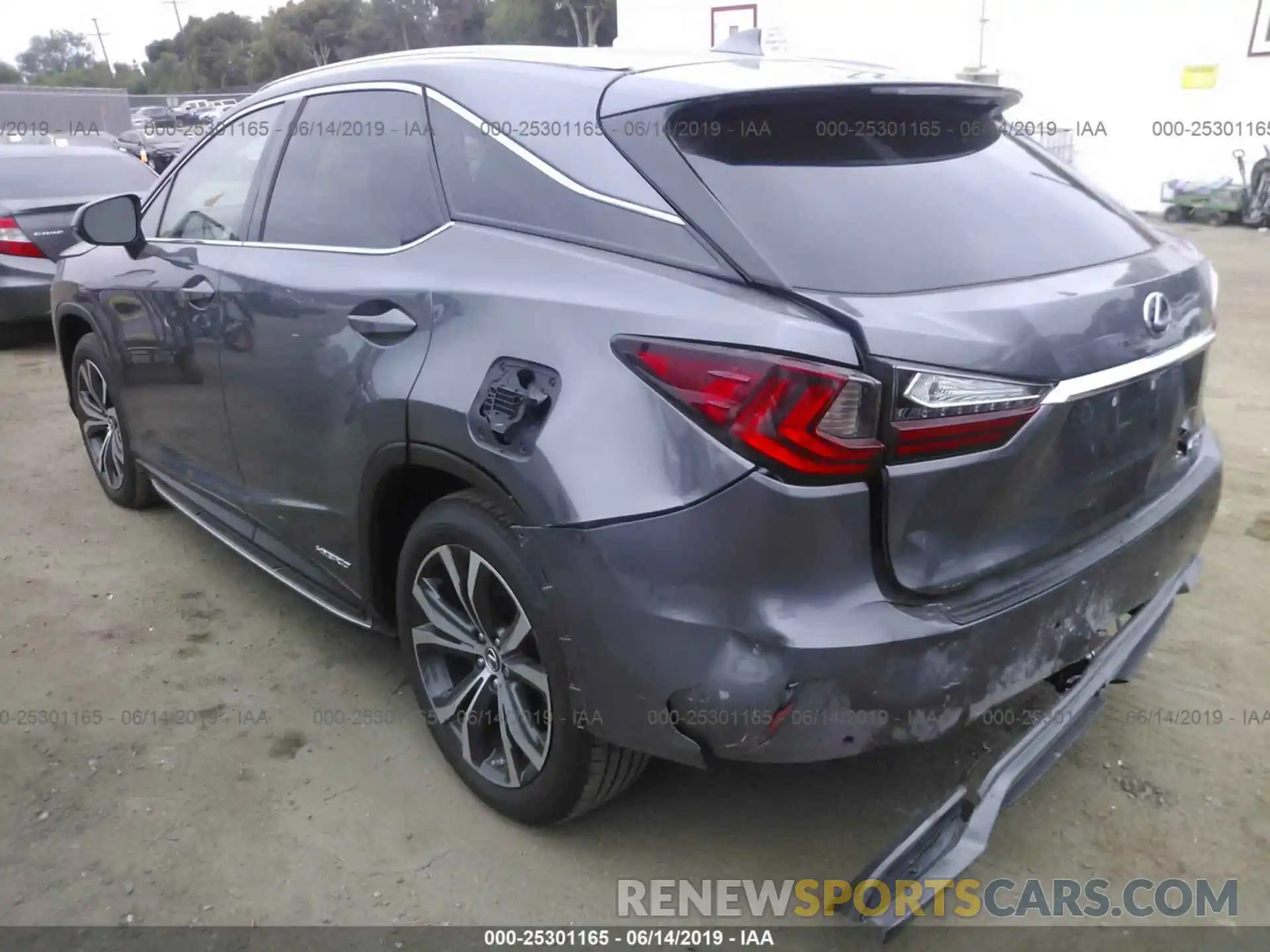 3 Photograph of a damaged car 2T2BGMCA4KC033328 LEXUS RX 2019