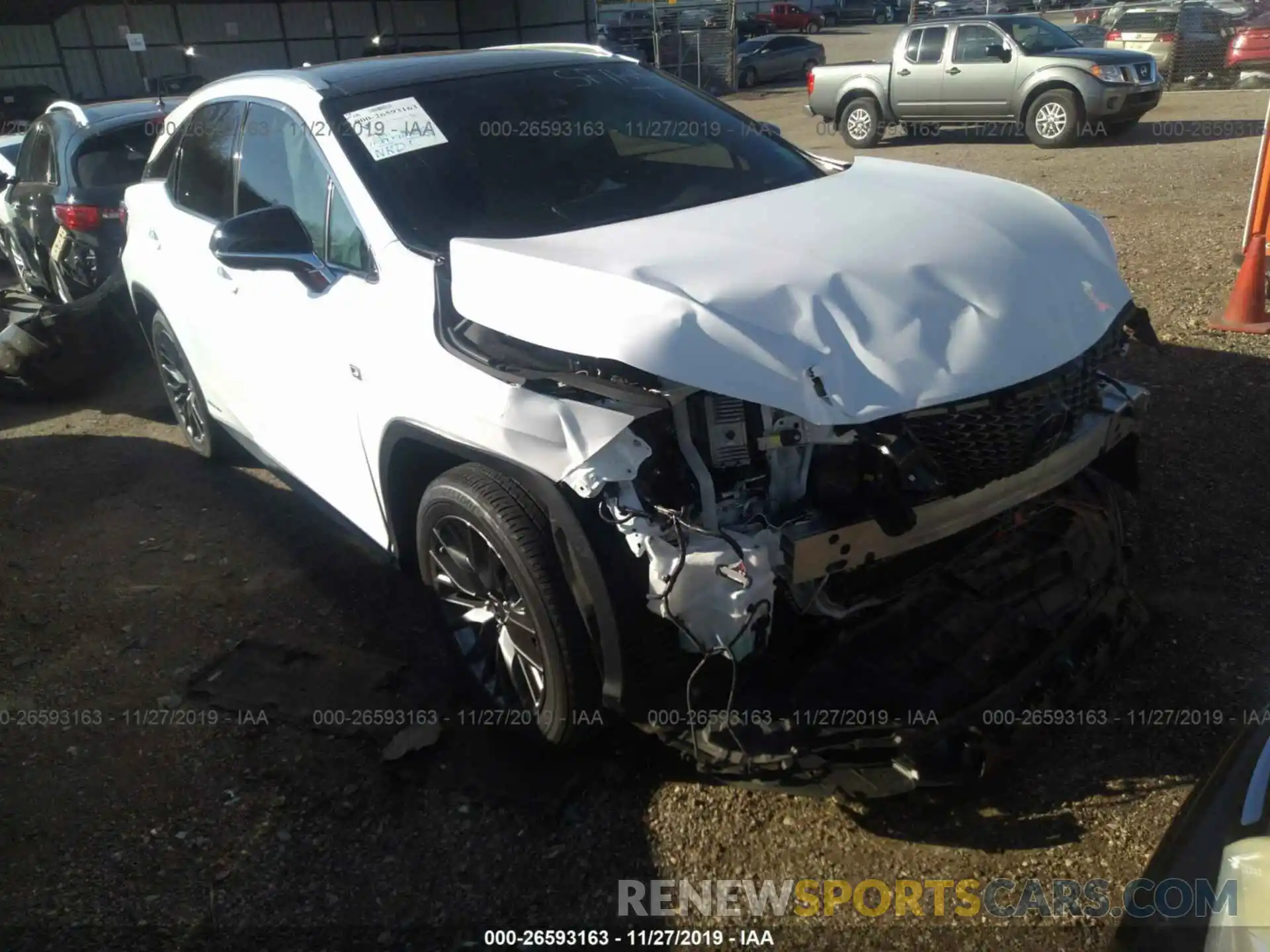 1 Photograph of a damaged car 2T2BGMCA4KC037198 LEXUS RX 2019