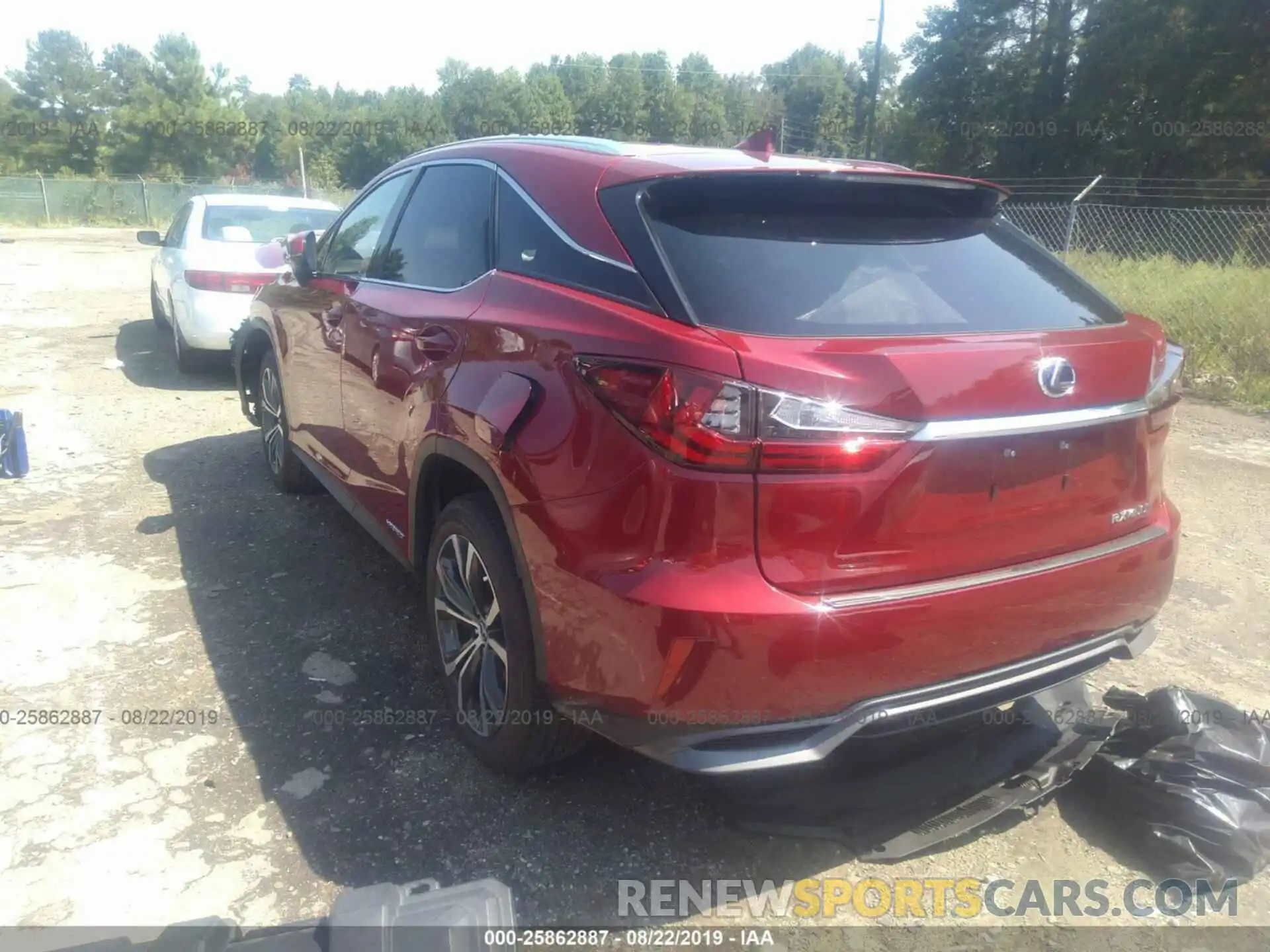 3 Фотография поврежденного автомобиля 2T2BGMCA4KC037752 LEXUS RX 2019