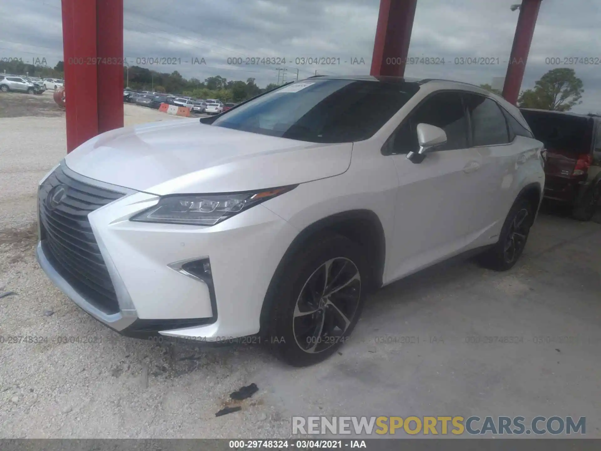 2 Photograph of a damaged car 2T2BGMCA5KC033192 LEXUS RX 2019