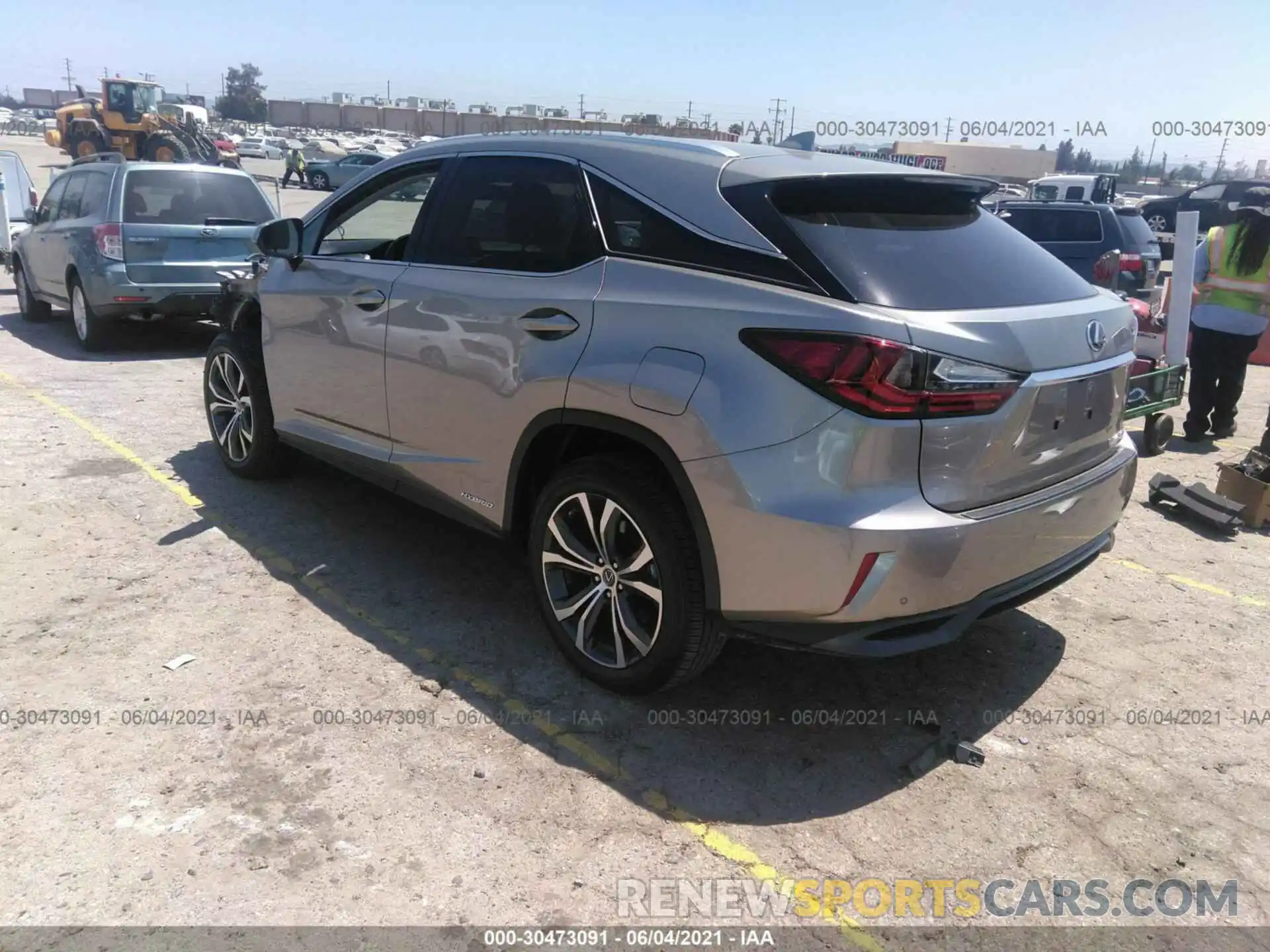 3 Photograph of a damaged car 2T2BGMCA5KC036724 LEXUS RX 2019