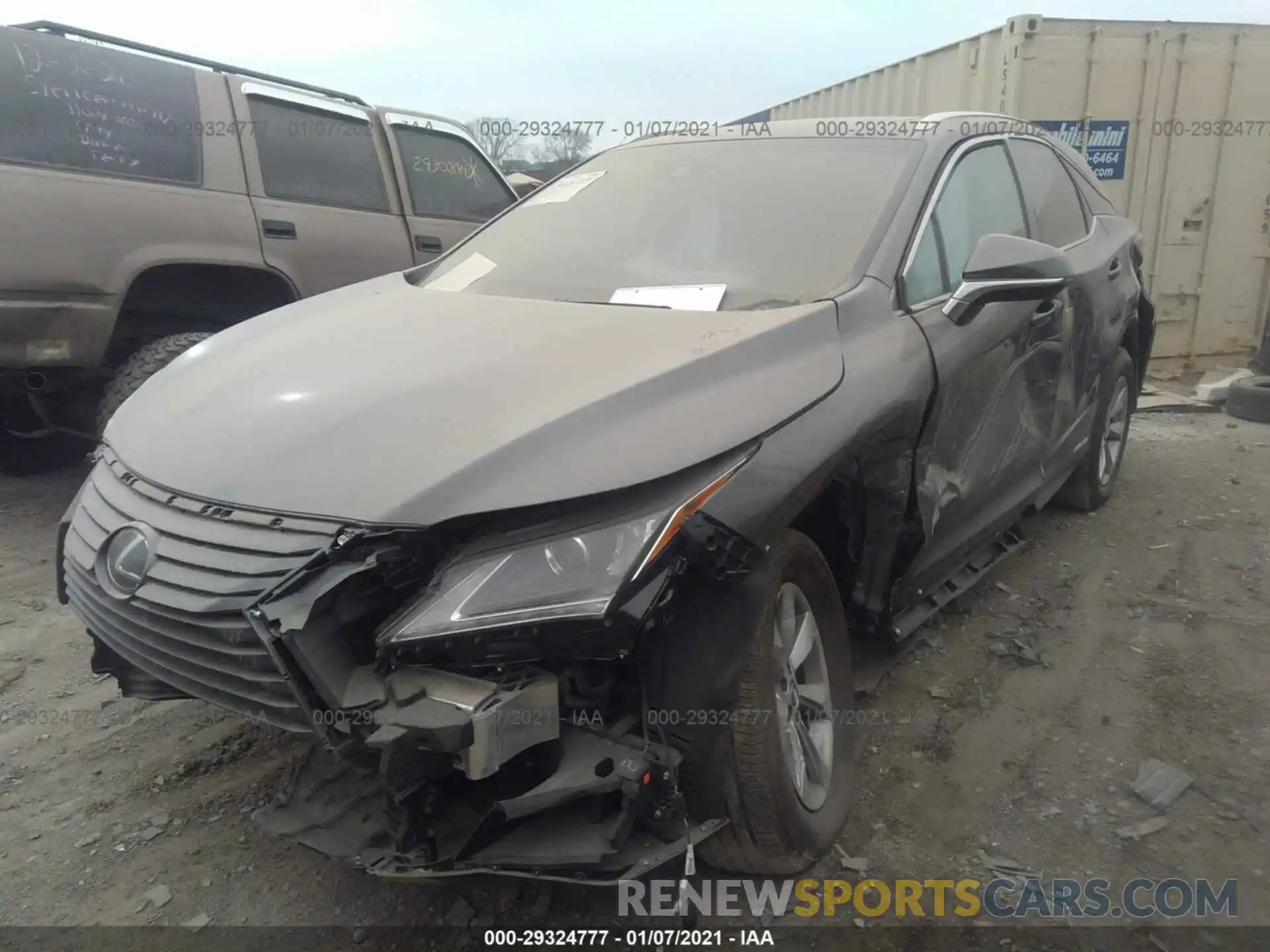 2 Photograph of a damaged car 2T2BGMCA6KC033590 LEXUS RX 2019