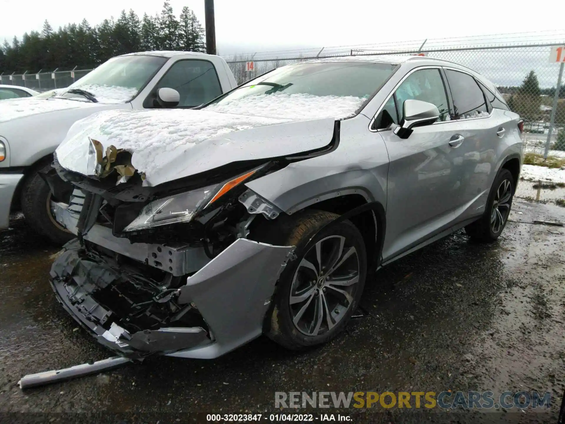 2 Photograph of a damaged car 2T2BGMCA6KC037980 LEXUS RX 2019