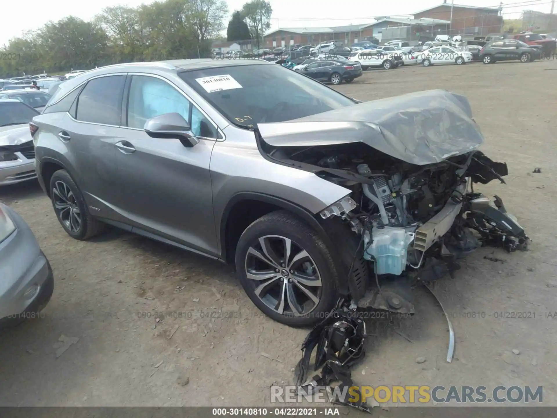 1 Photograph of a damaged car 2T2BGMCA6KC040295 LEXUS RX 2019