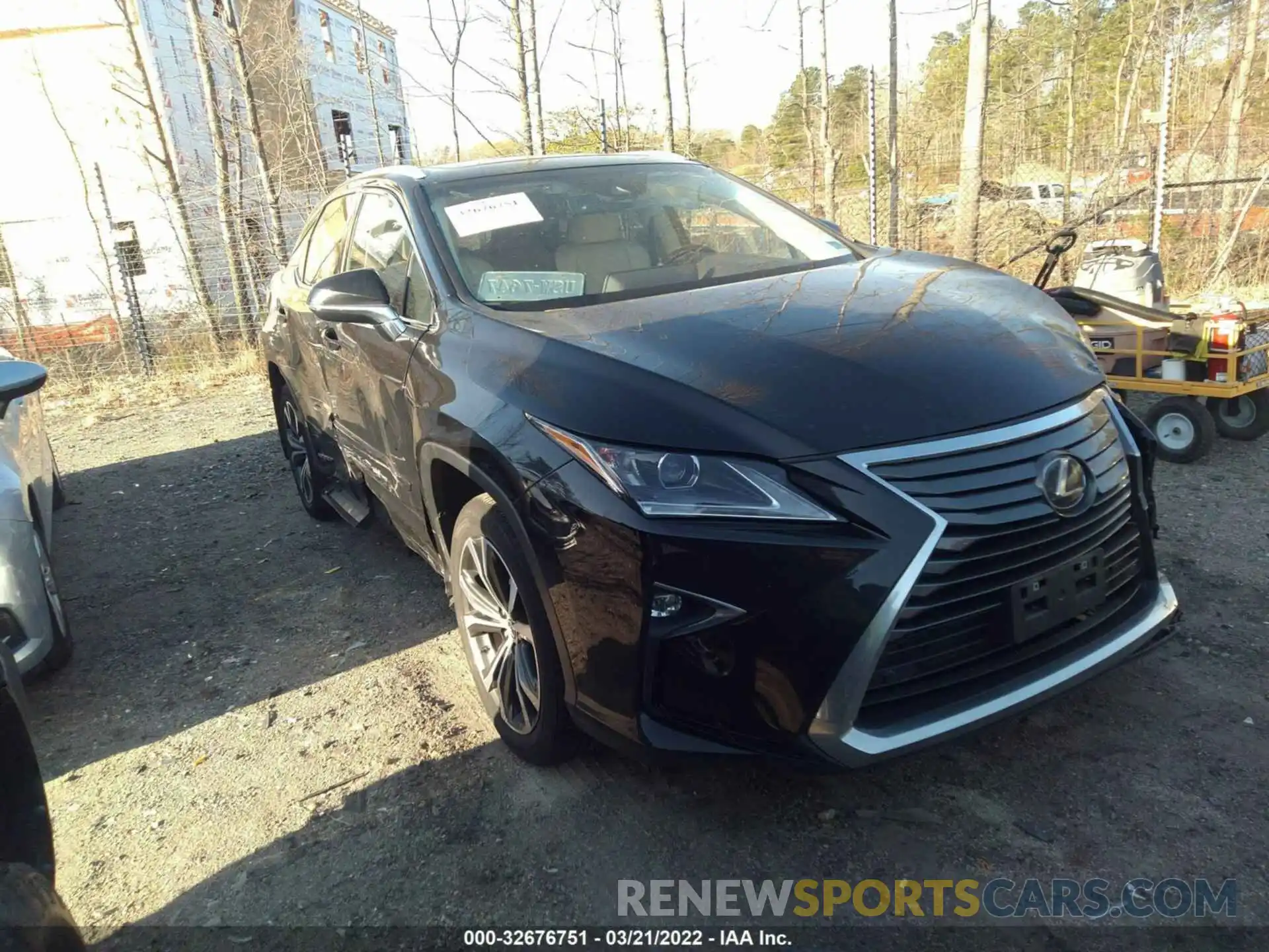 1 Photograph of a damaged car 2T2BGMCA7KC029984 LEXUS RX 2019