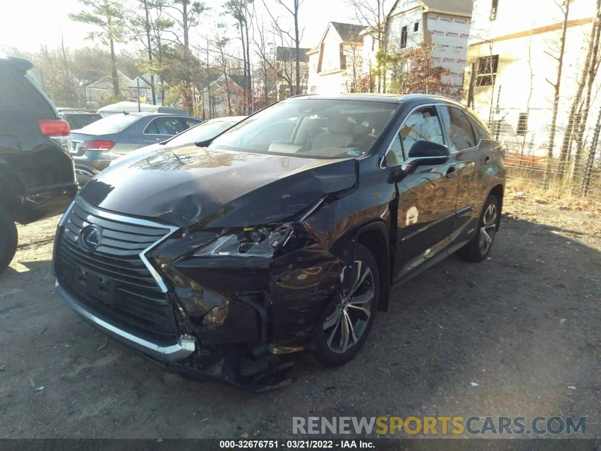 2 Photograph of a damaged car 2T2BGMCA7KC029984 LEXUS RX 2019