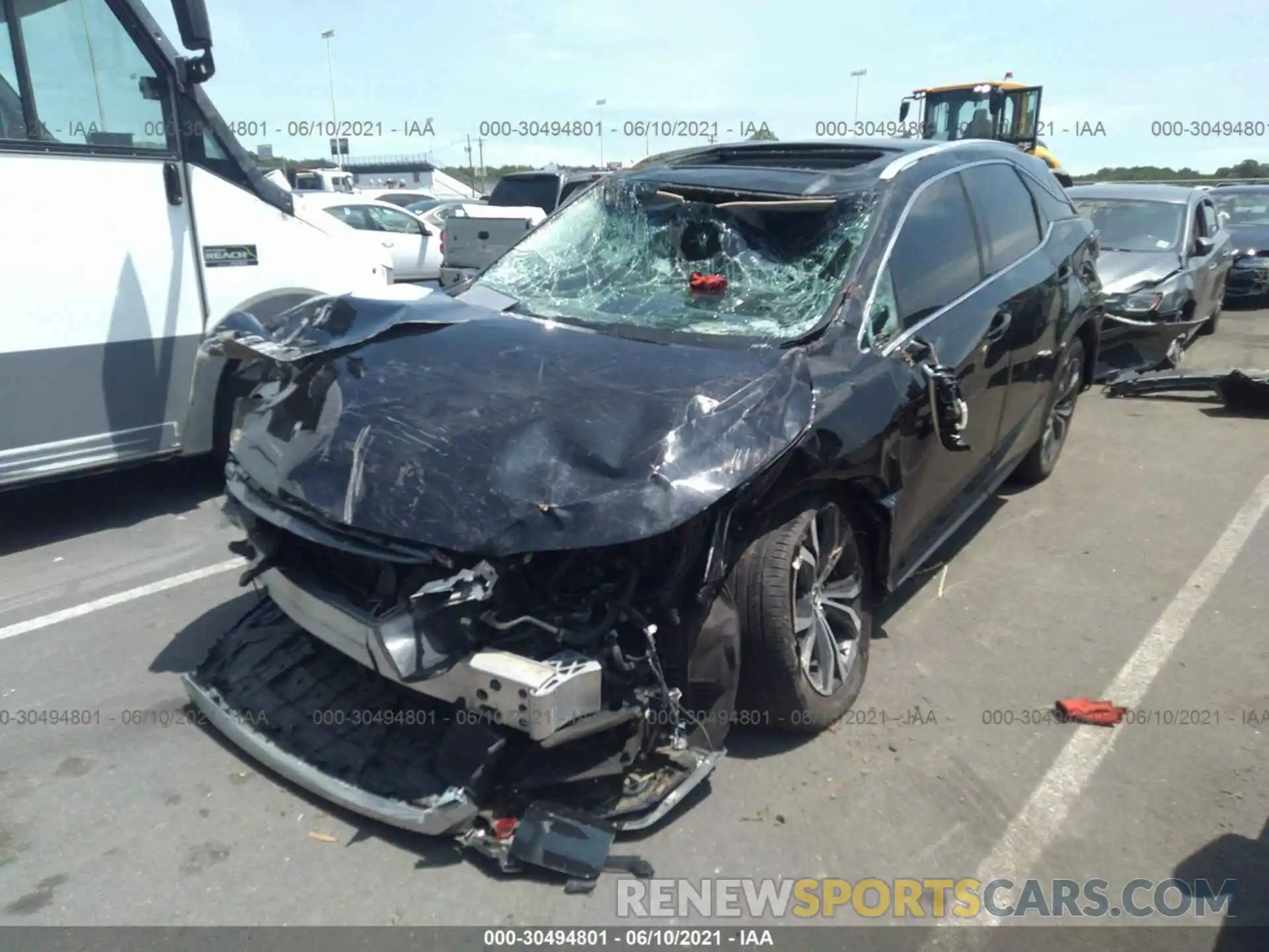 2 Photograph of a damaged car 2T2BGMCA7KC030231 LEXUS RX 2019