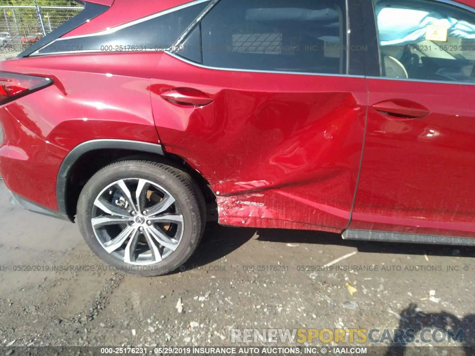 6 Photograph of a damaged car 2T2BGMCA7KC032092 LEXUS RX 2019