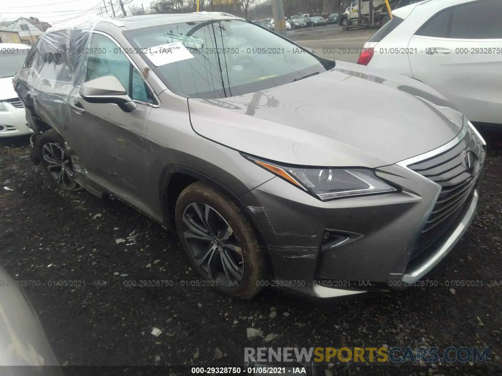 1 Photograph of a damaged car 2T2BGMCA7KC033419 LEXUS RX 2019