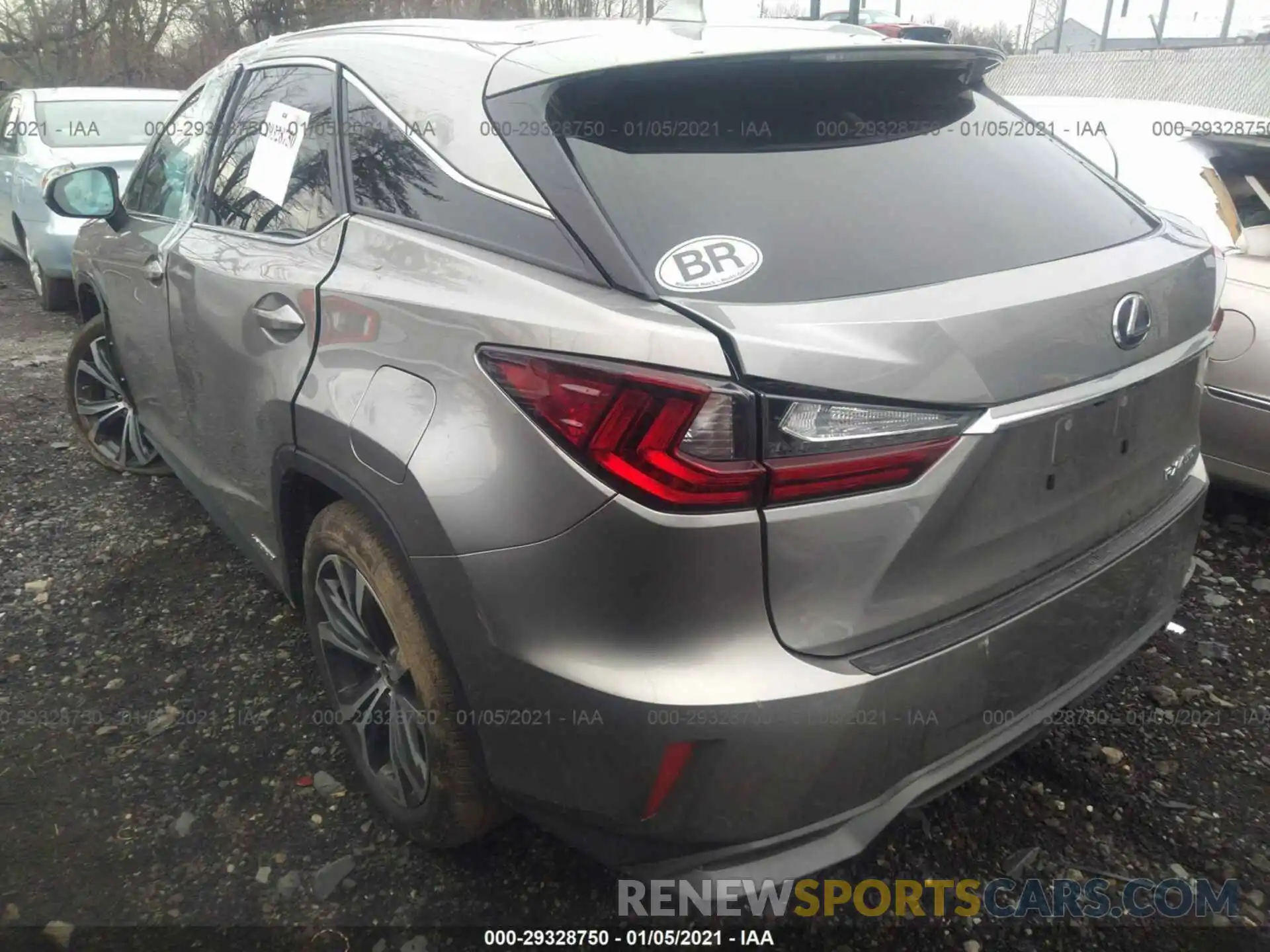 3 Photograph of a damaged car 2T2BGMCA7KC033419 LEXUS RX 2019