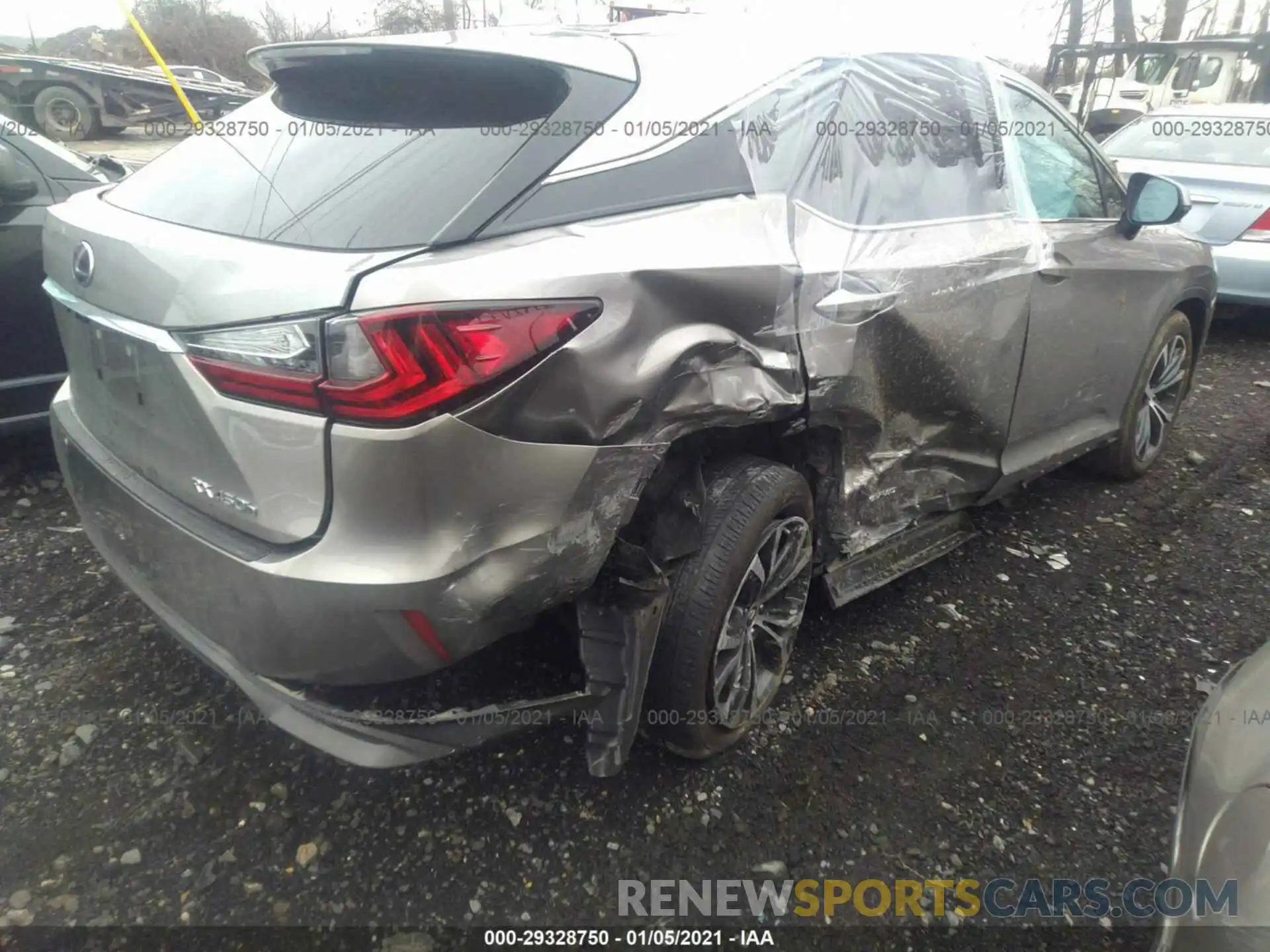 4 Фотография поврежденного автомобиля 2T2BGMCA7KC033419 LEXUS RX 2019