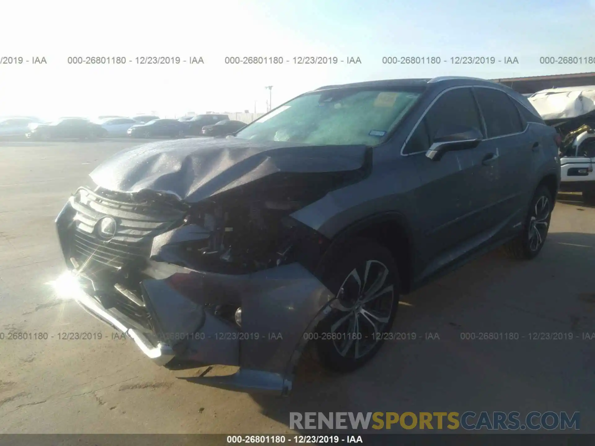 2 Photograph of a damaged car 2T2BGMCA7KC038877 LEXUS RX 2019