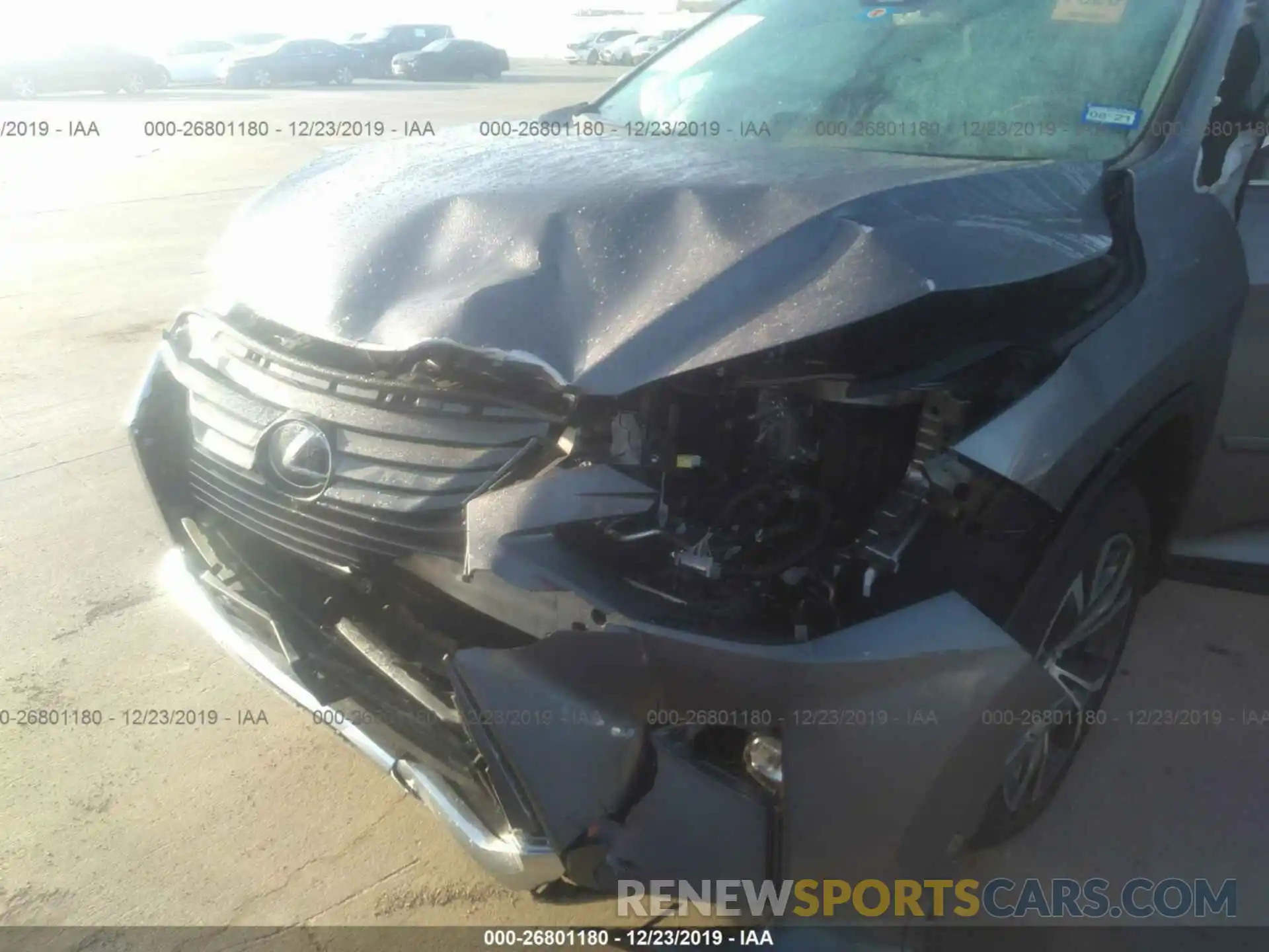 6 Photograph of a damaged car 2T2BGMCA7KC038877 LEXUS RX 2019