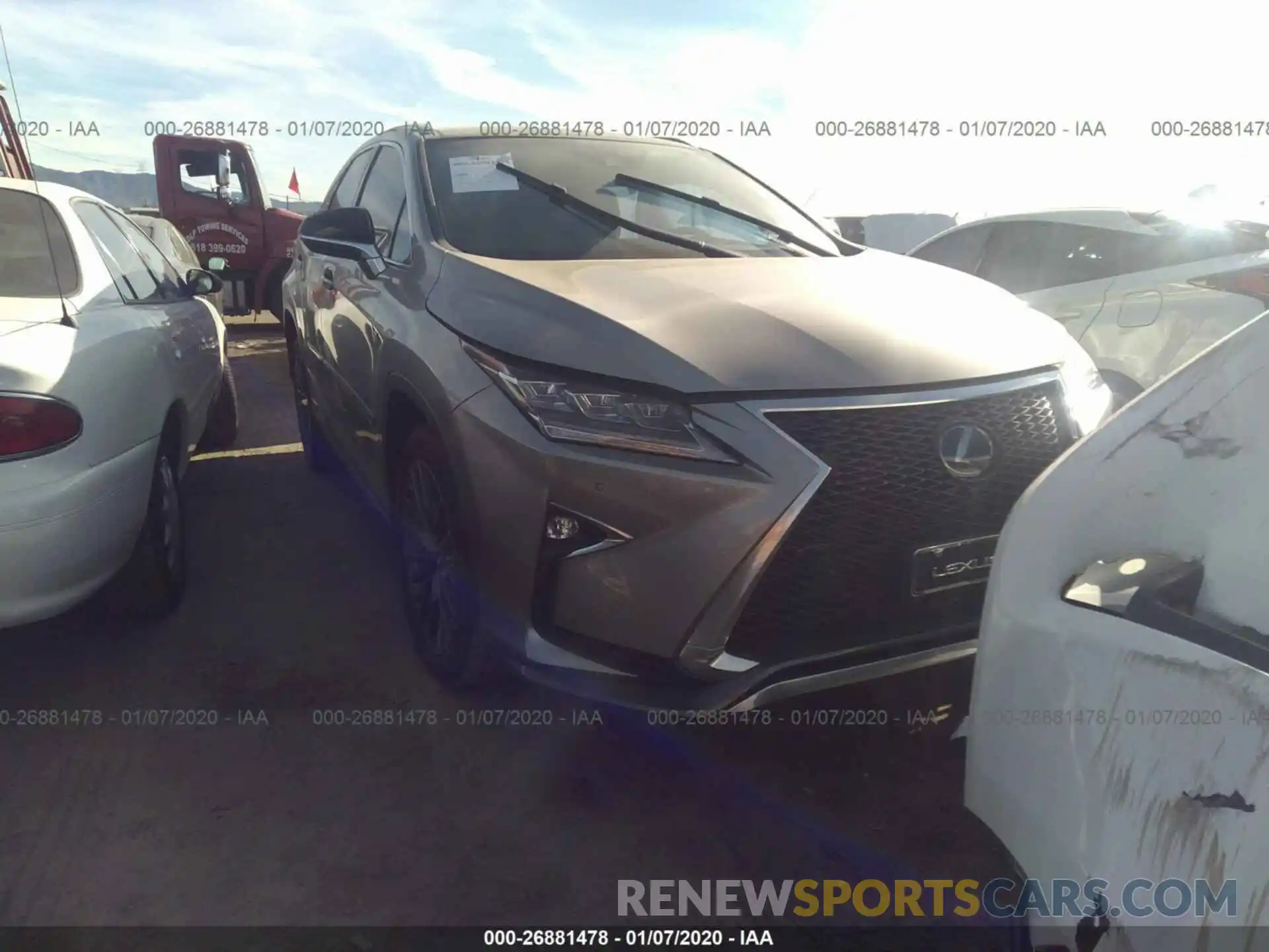 1 Фотография поврежденного автомобиля 2T2BGMCA7KC039320 LEXUS RX 2019