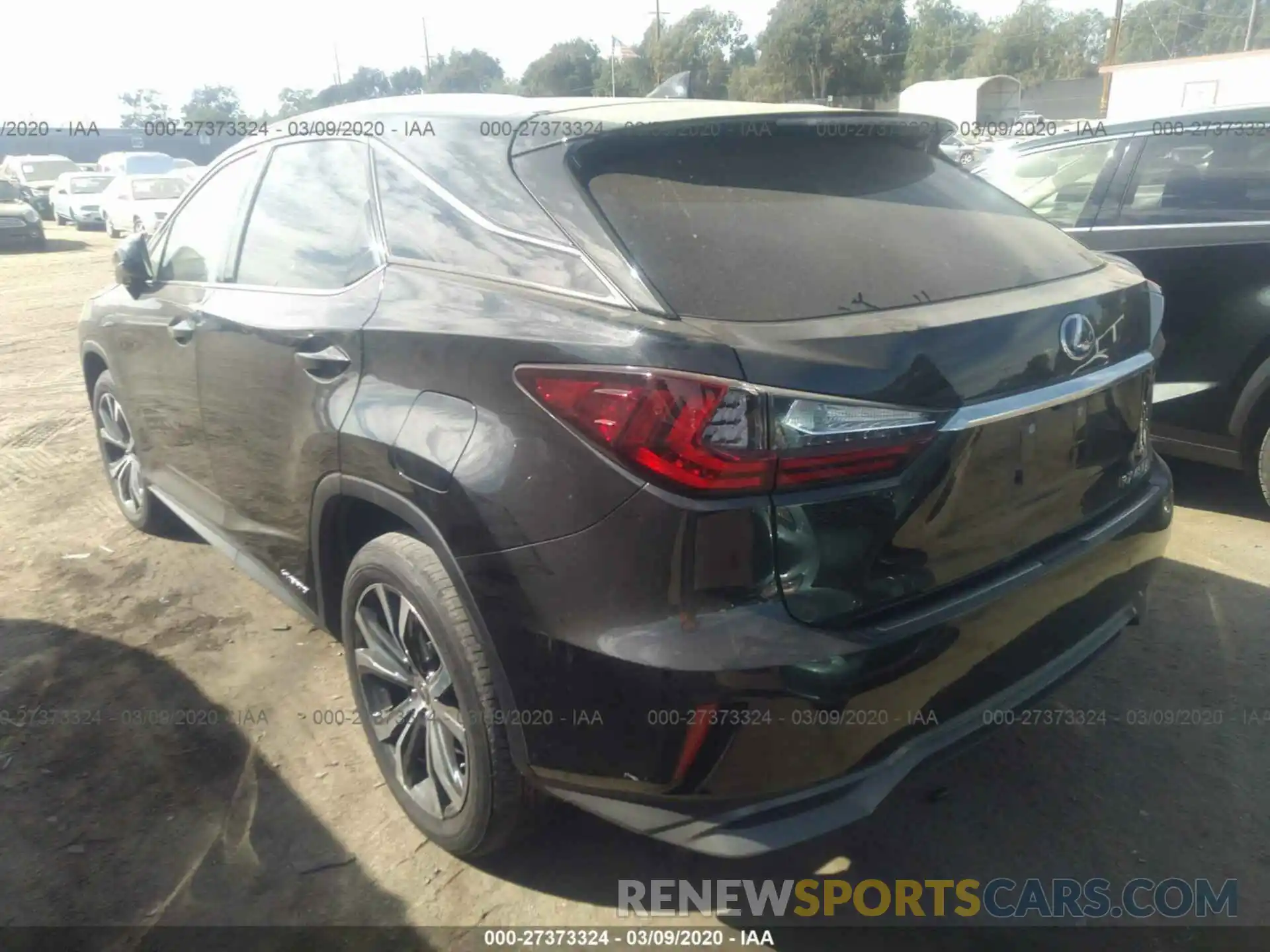 3 Photograph of a damaged car 2T2BGMCA7KC040175 LEXUS RX 2019