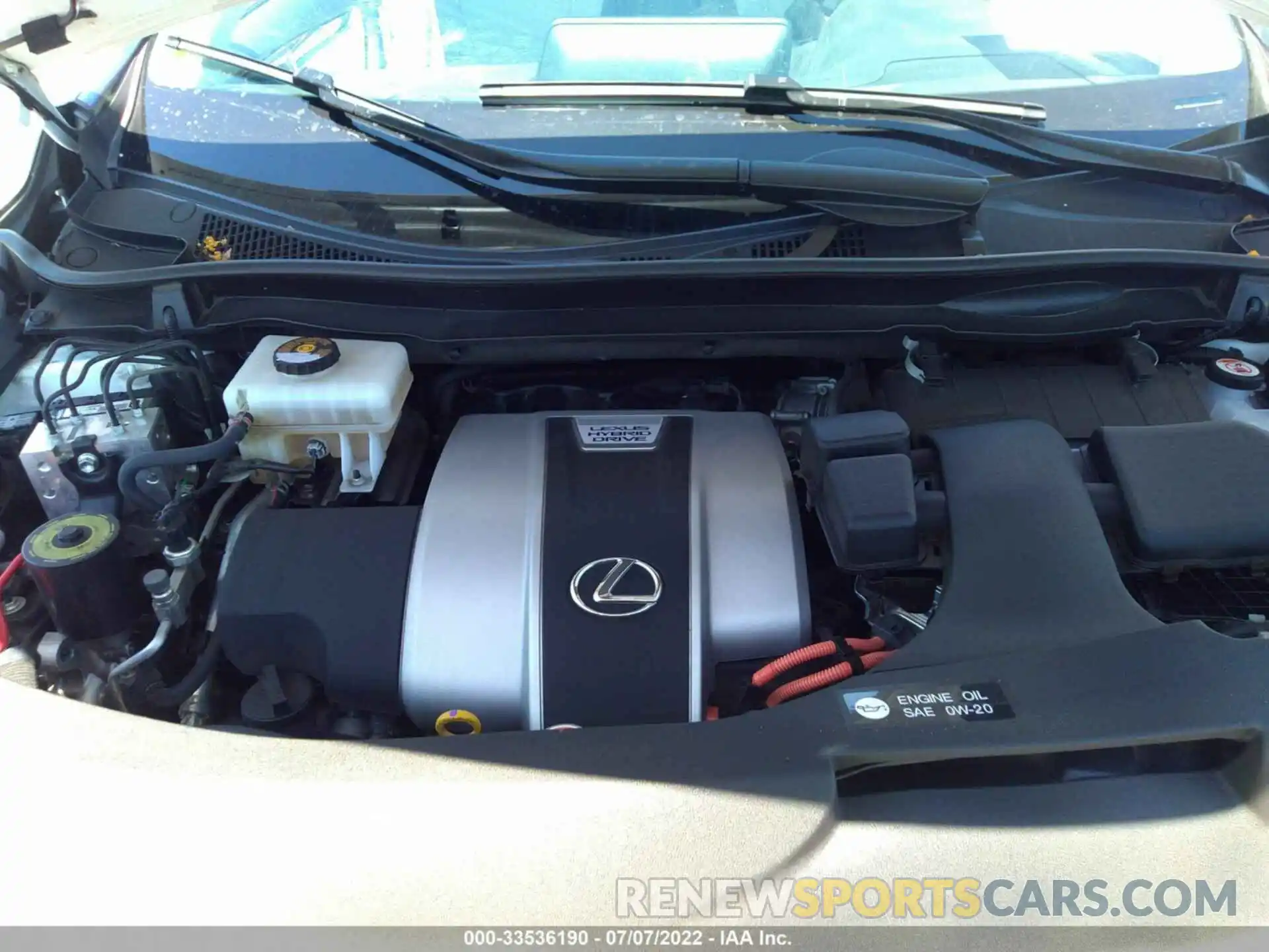 10 Photograph of a damaged car 2T2BGMCA7KC042184 LEXUS RX 2019