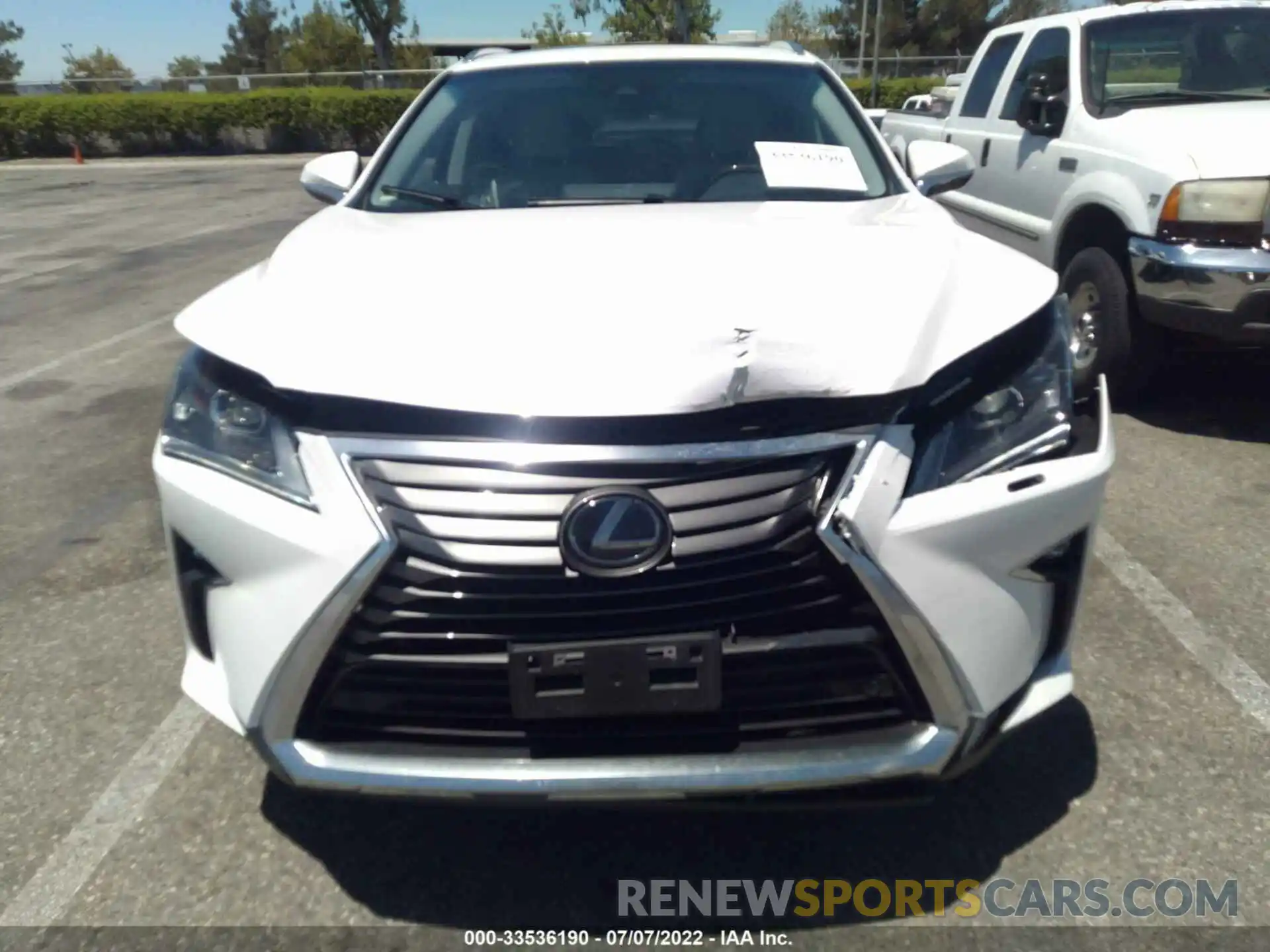 6 Photograph of a damaged car 2T2BGMCA7KC042184 LEXUS RX 2019