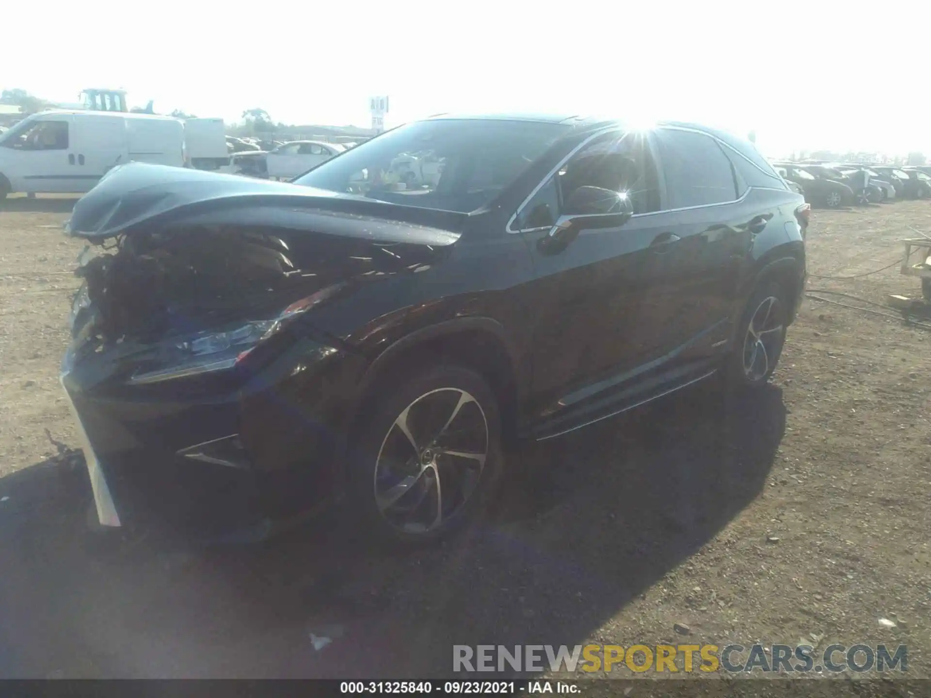 2 Photograph of a damaged car 2T2BGMCA8KC030884 LEXUS RX 2019