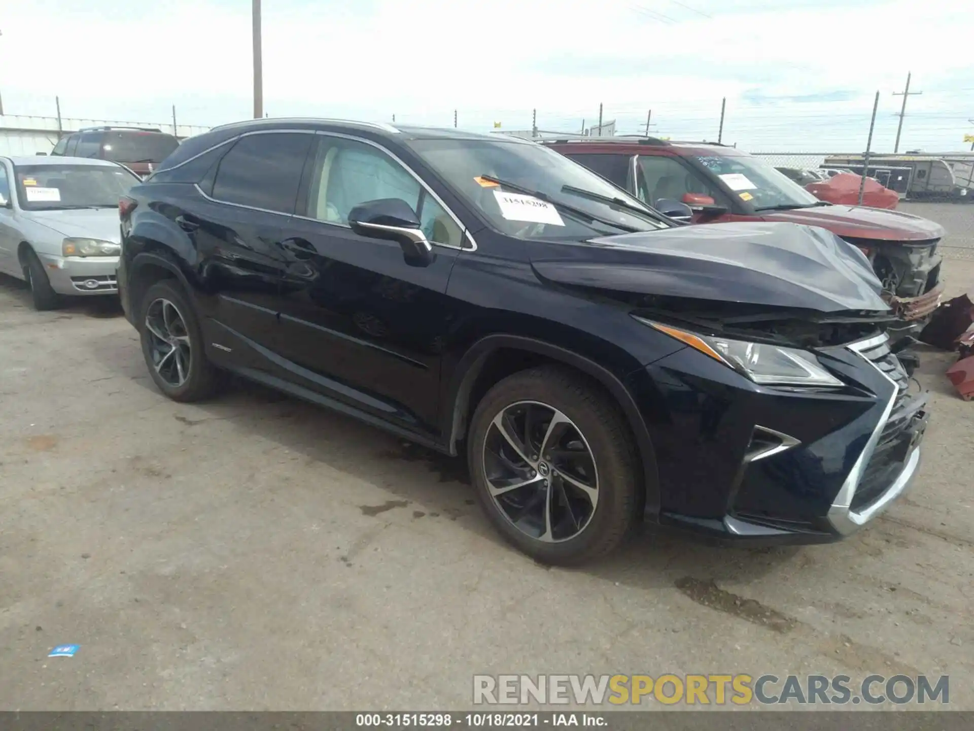 1 Photograph of a damaged car 2T2BGMCA8KC035115 LEXUS RX 2019